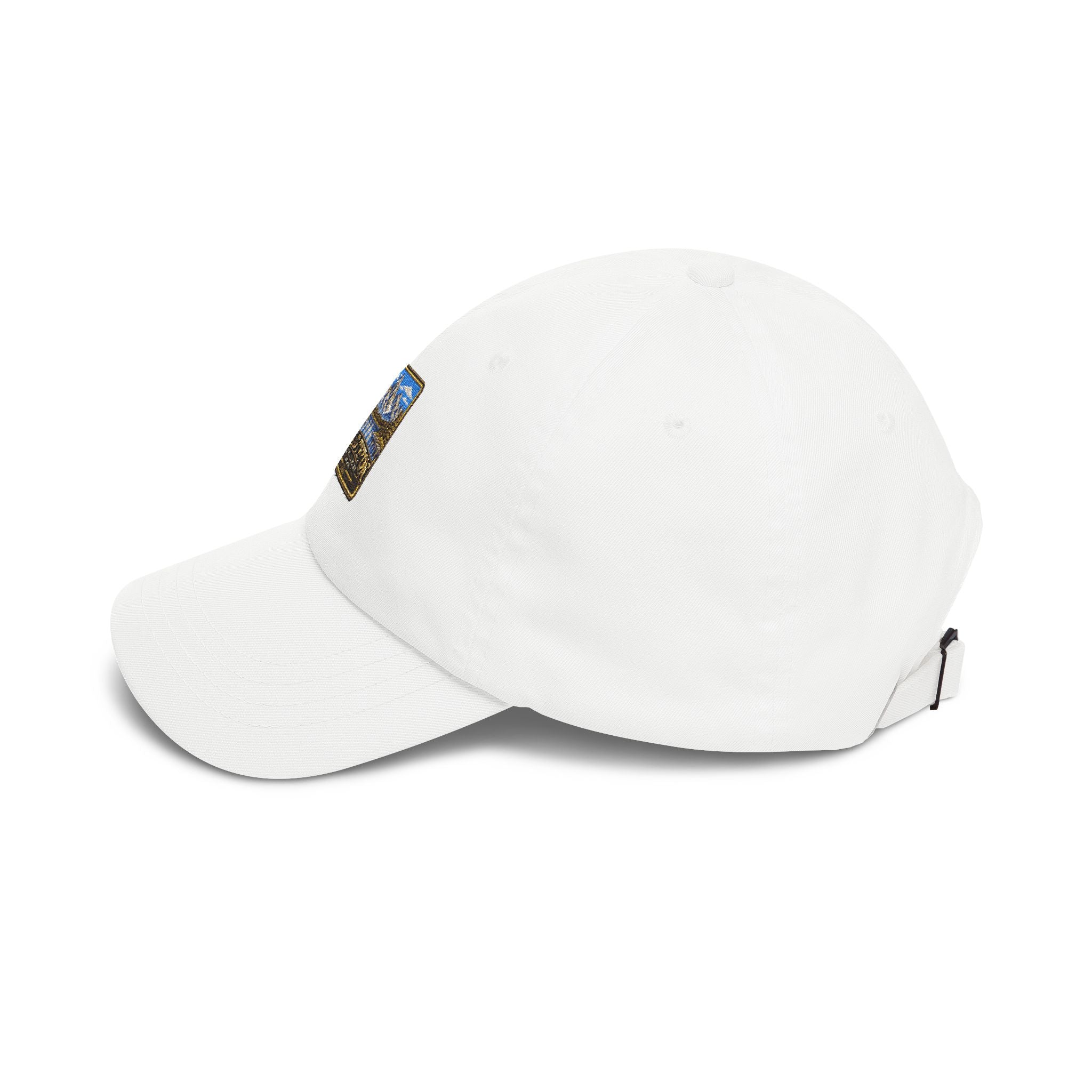 Grand Teton National Park Lake Reflection Square Logo Dad Cap