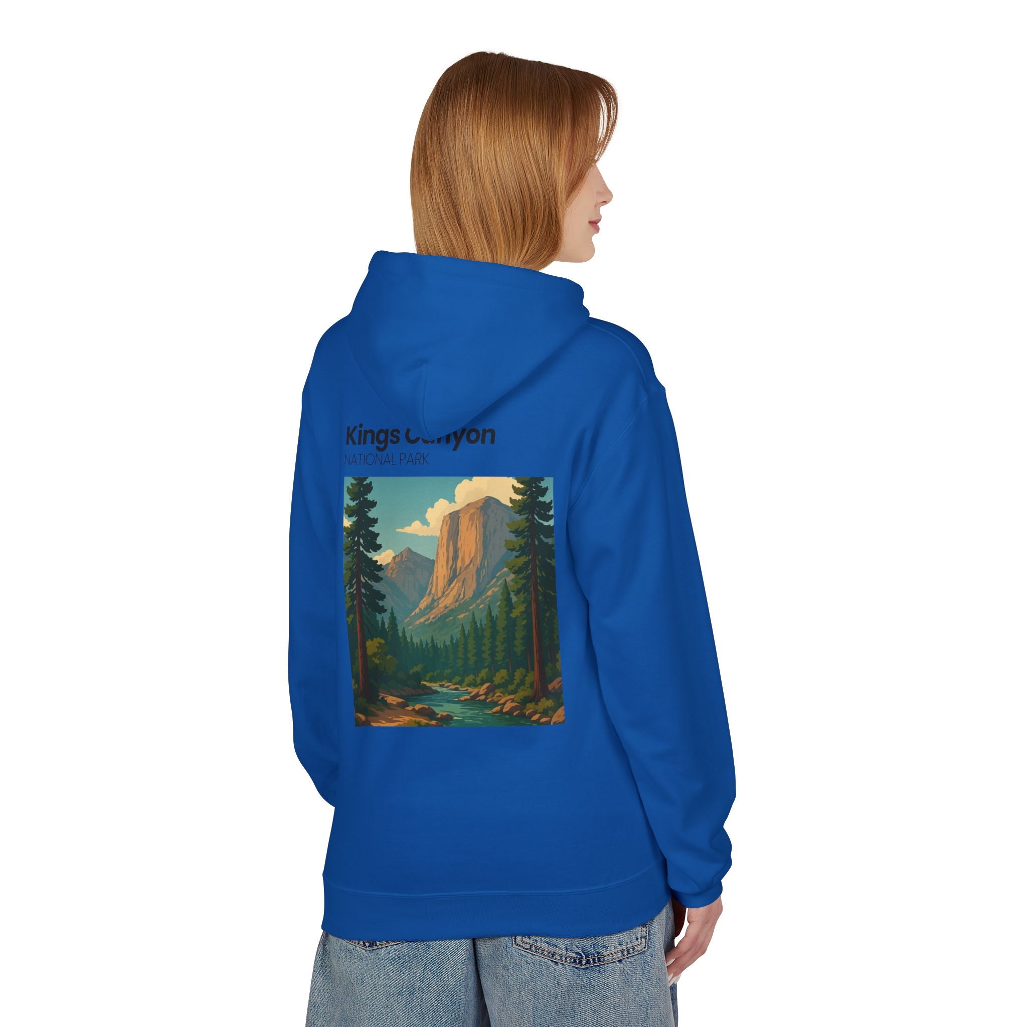 Kings Canyon National Park Hoodie | Vintage Landscape Graphic