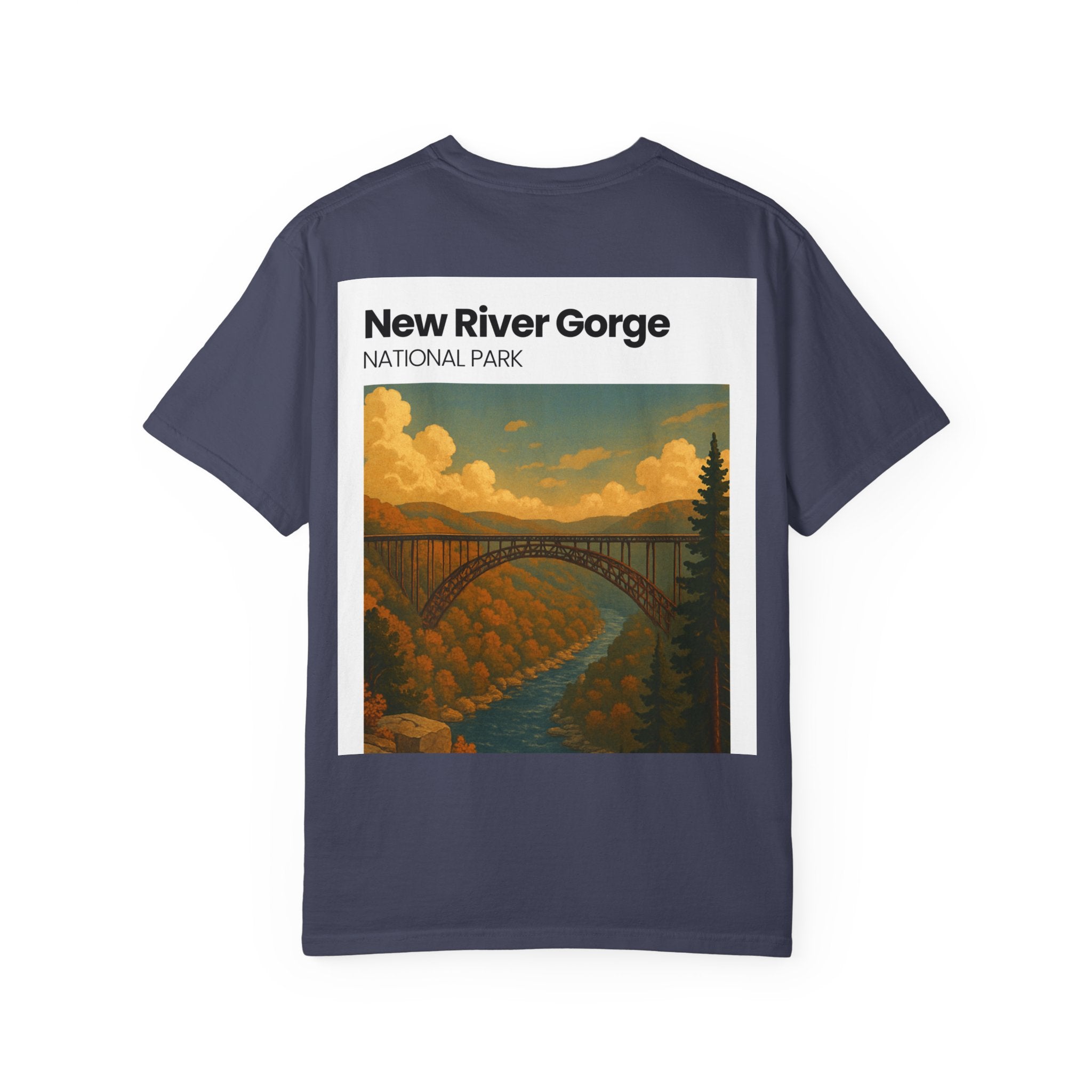 New River Gorge National Park Bridge T-Shirt | Vintage Landscape Tee