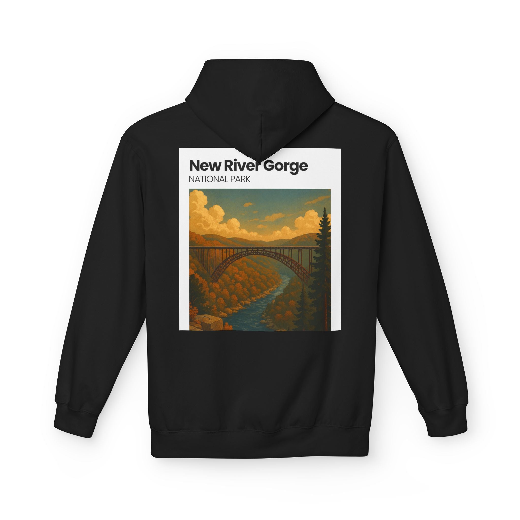 New River Gorge National Park hoodie | Scenic Bridge Landscape Pullover