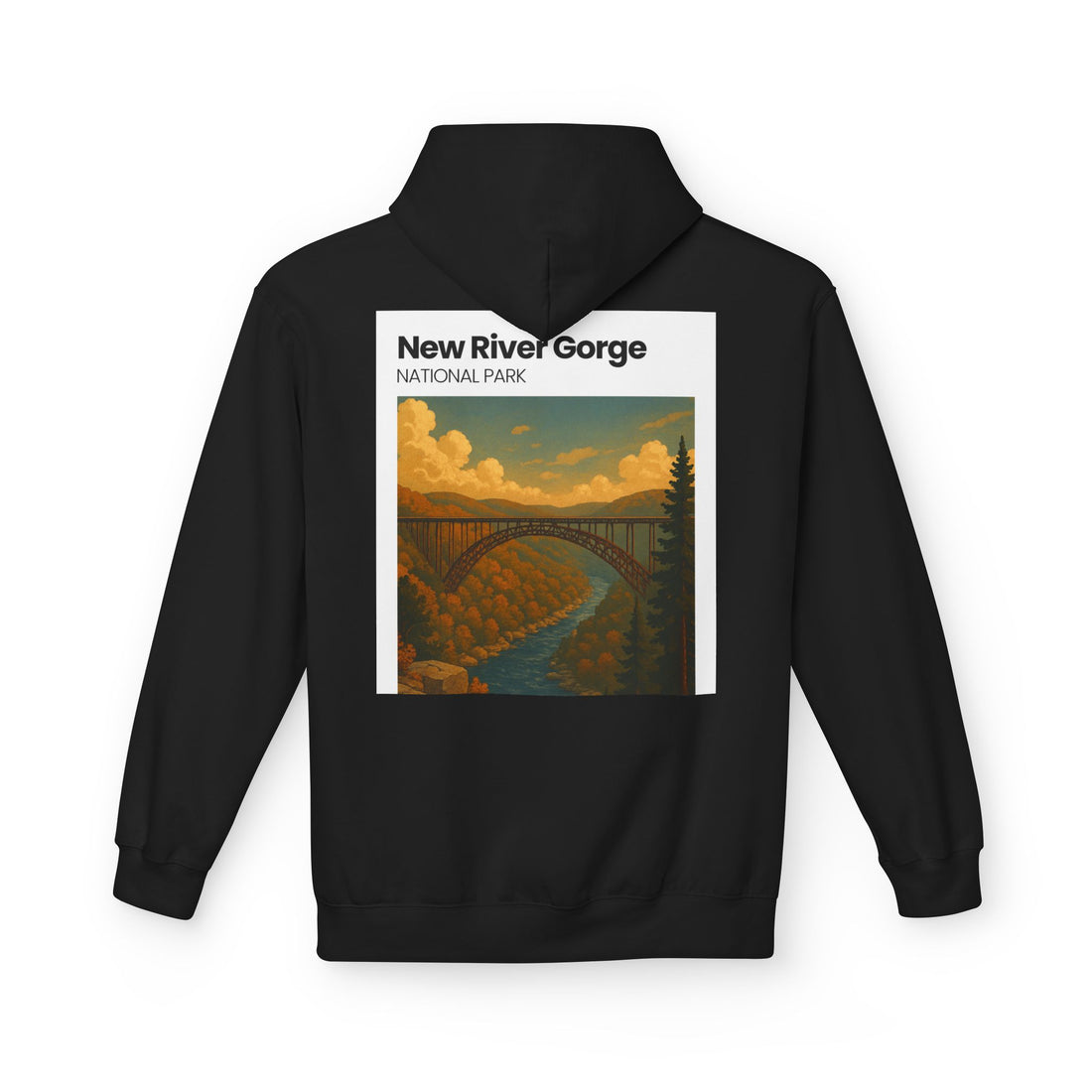 New River Gorge National Park hoodie | Scenic Bridge Landscape Pullover
