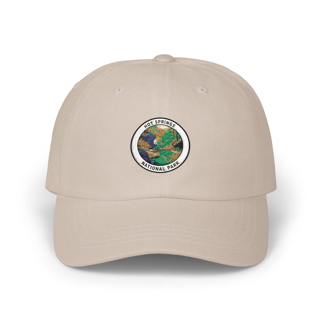 Hot Springs National Park round patch Dad Cap | Vintage National Park hat