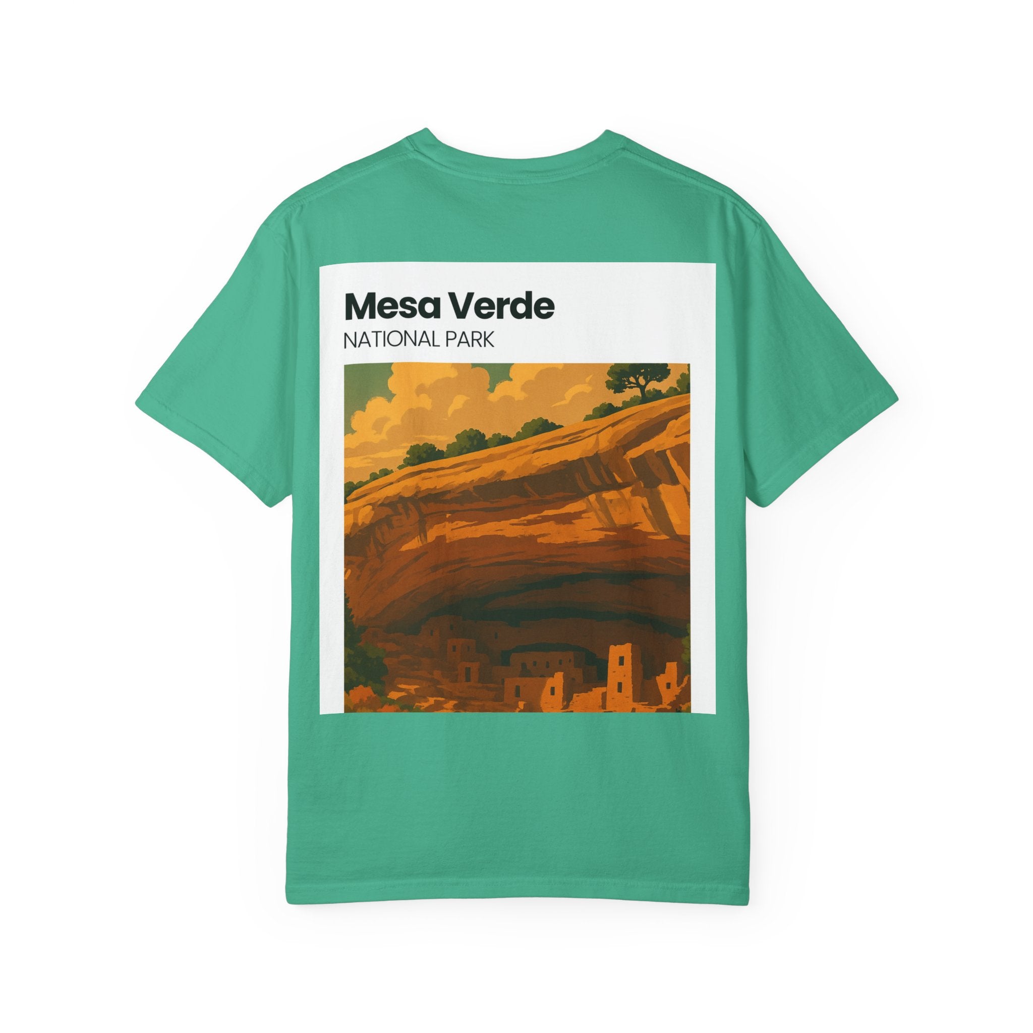 Mesa Verde National Park T-Shirt | Cliff Dwelling Vintage Poster Design