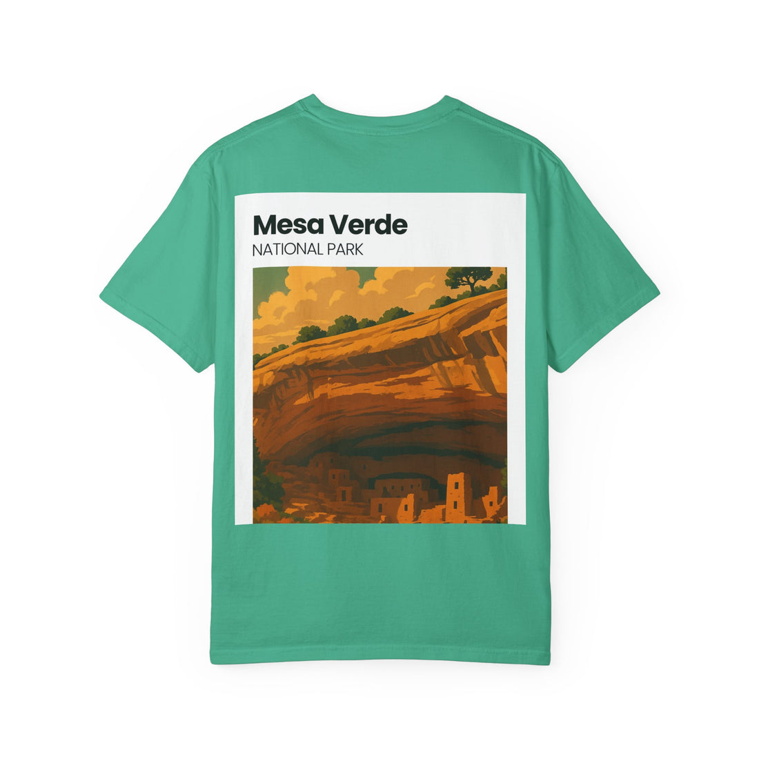 Mesa Verde National Park T-Shirt | Cliff Dwelling Vintage Poster Design