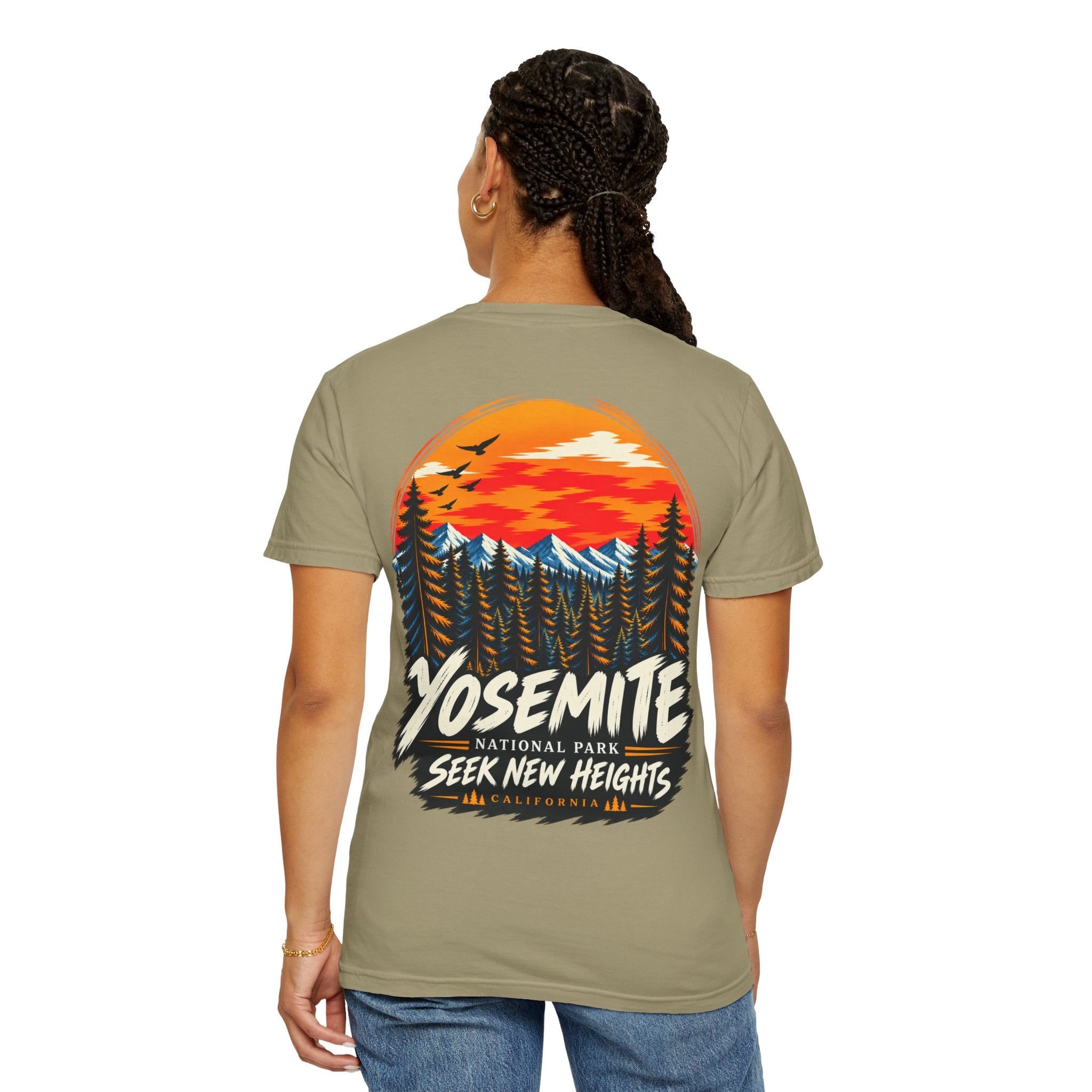 Yosemite National Park Pine Forest – Seek New Heights T-Shirt