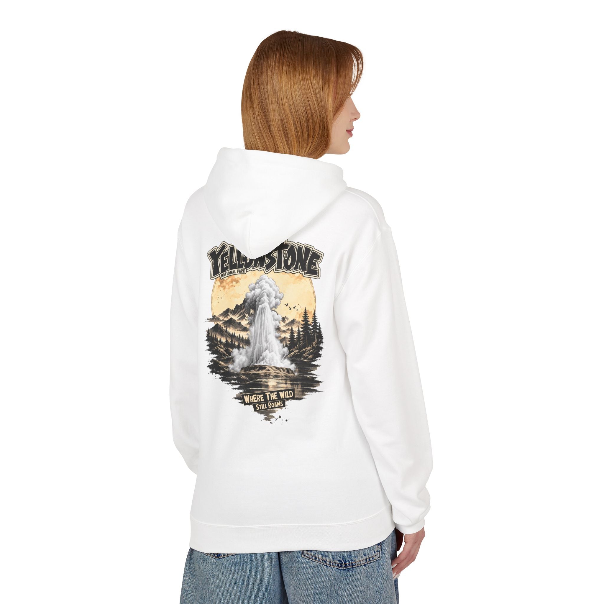 Yellowstone Old Faithful – Where the Wild Still Roams Hoodie