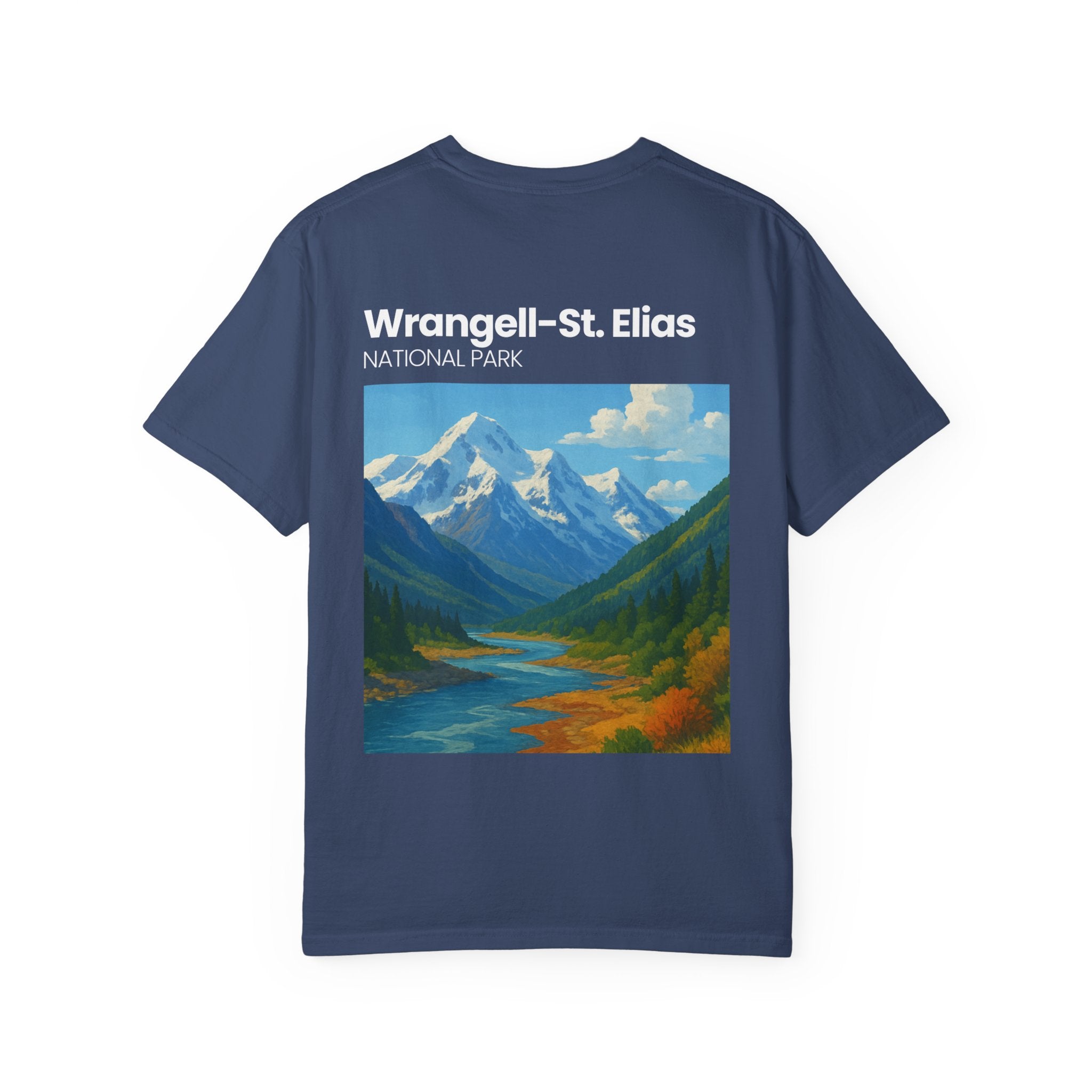 Wrangell-St. Elias National Park landscape T-Shirt | Mountain scenic tee