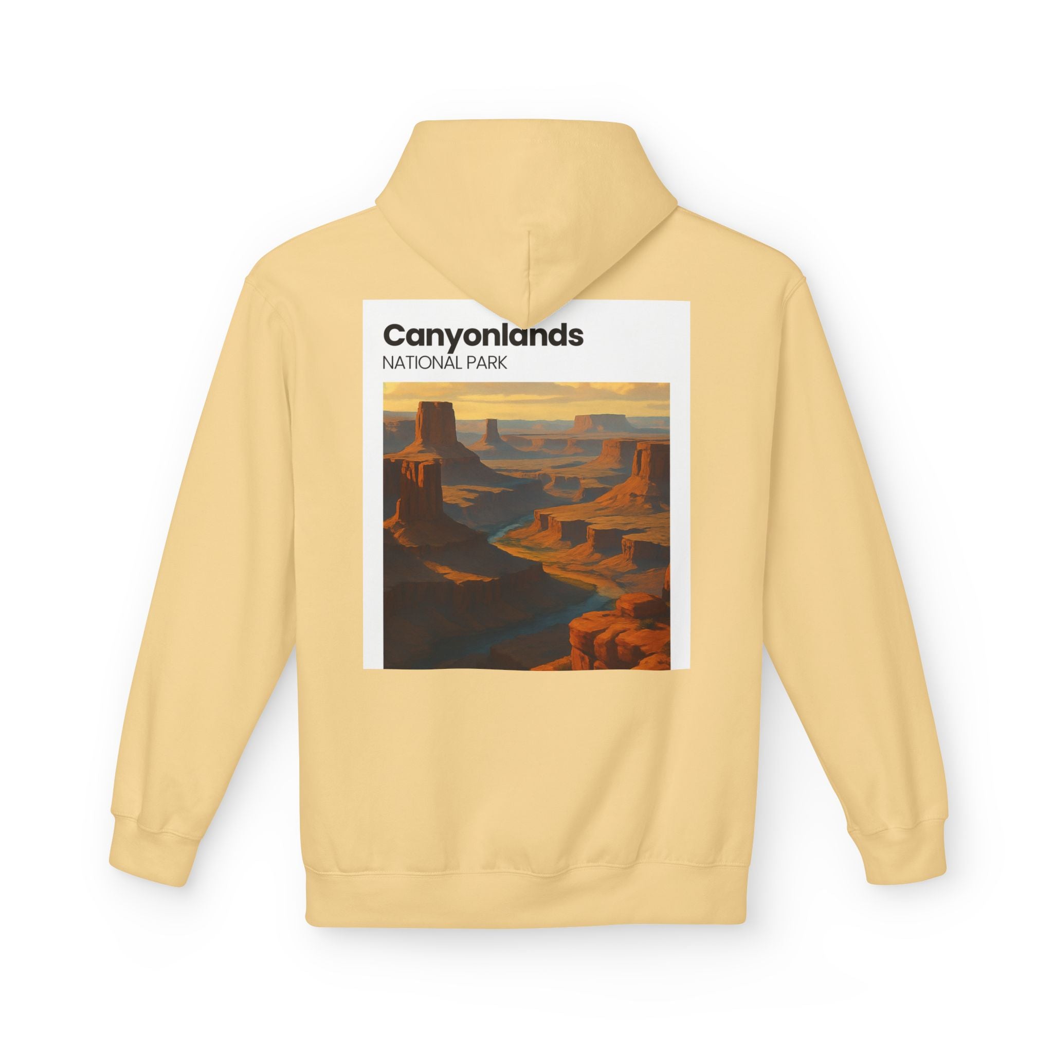Canyonlands National Park landscape Hoodie | Retro desert canyon art
