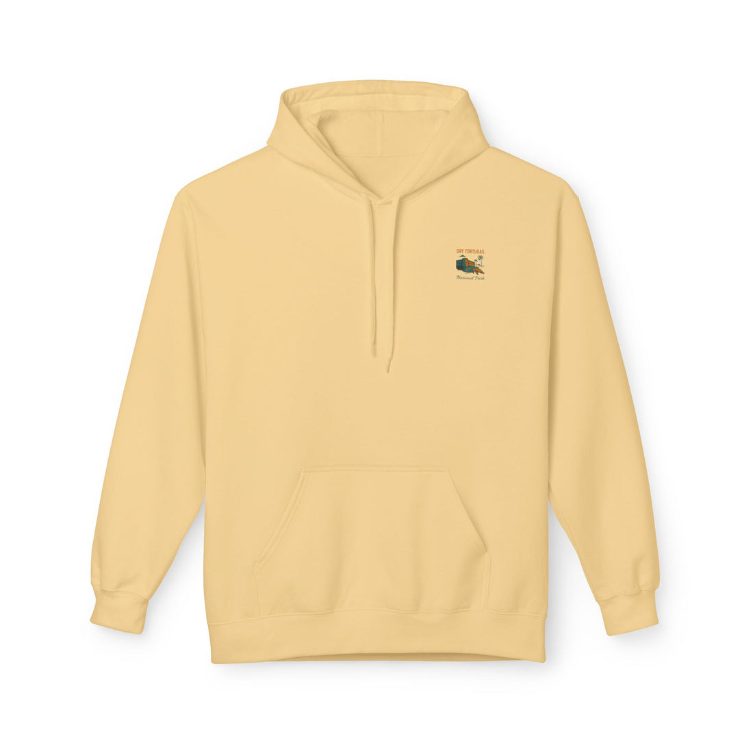 Dry Tortugas National Park Hoodie | Retro Fort Illustration