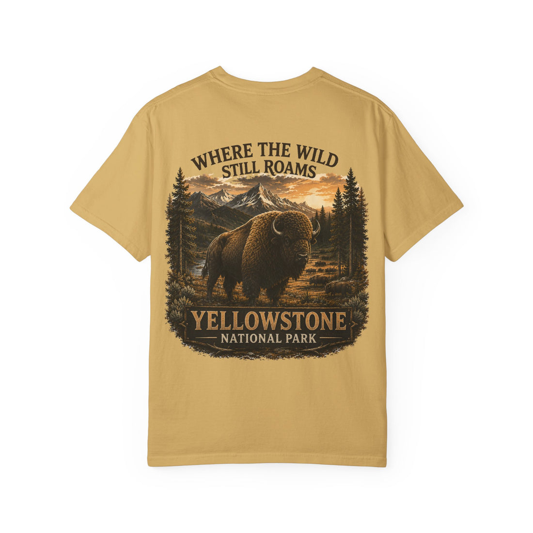 Yellowstone Bison – Where the Wild Still Roams T-Shirt