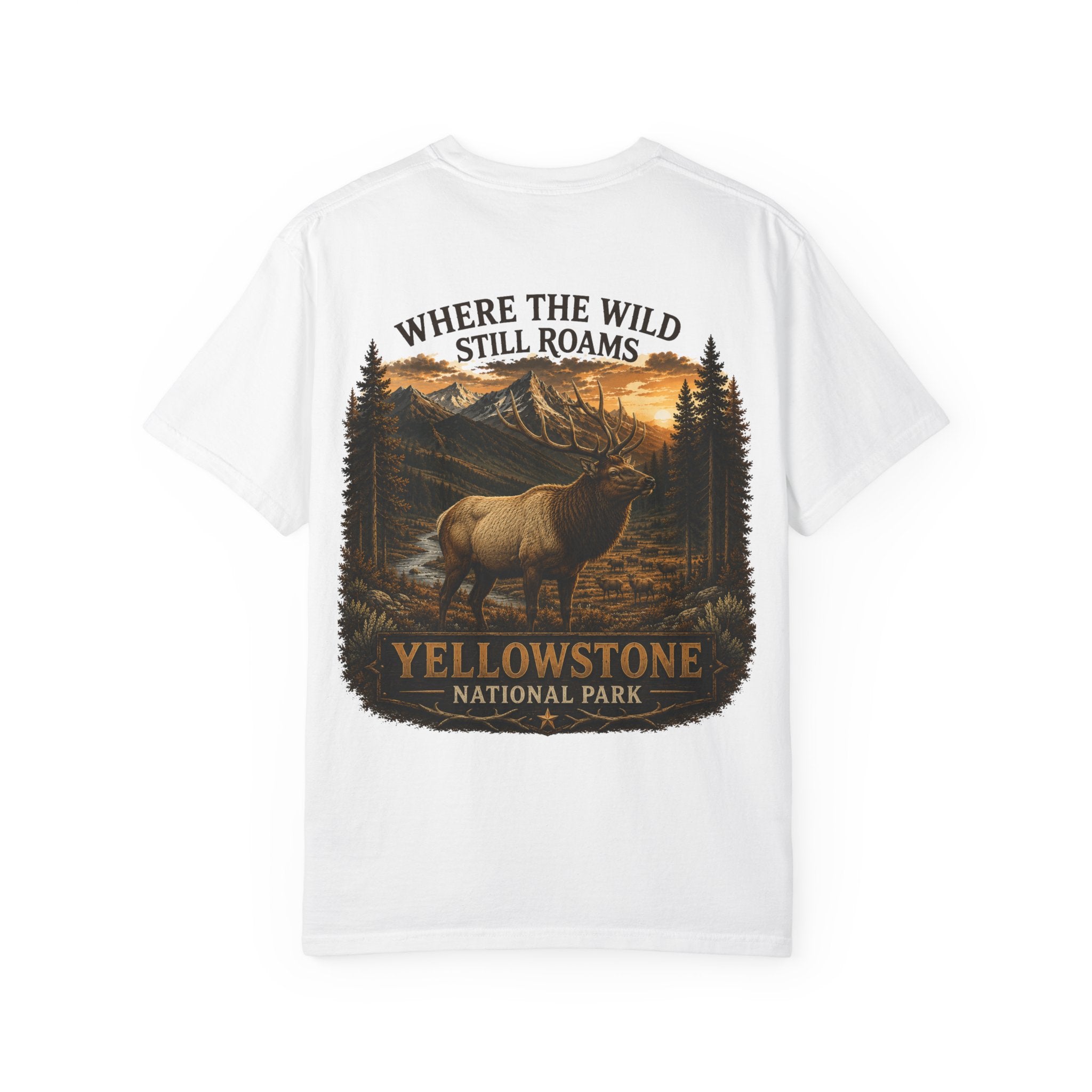 Yellowstone Elk – Where the Wild Still Roams T-Shirt