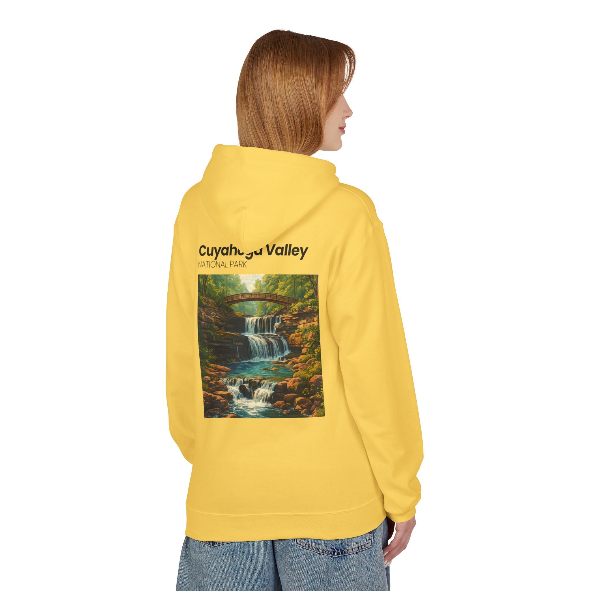 Cuyahoga Valley Waterfall Hoodie | National Park Nature Sweatshirt