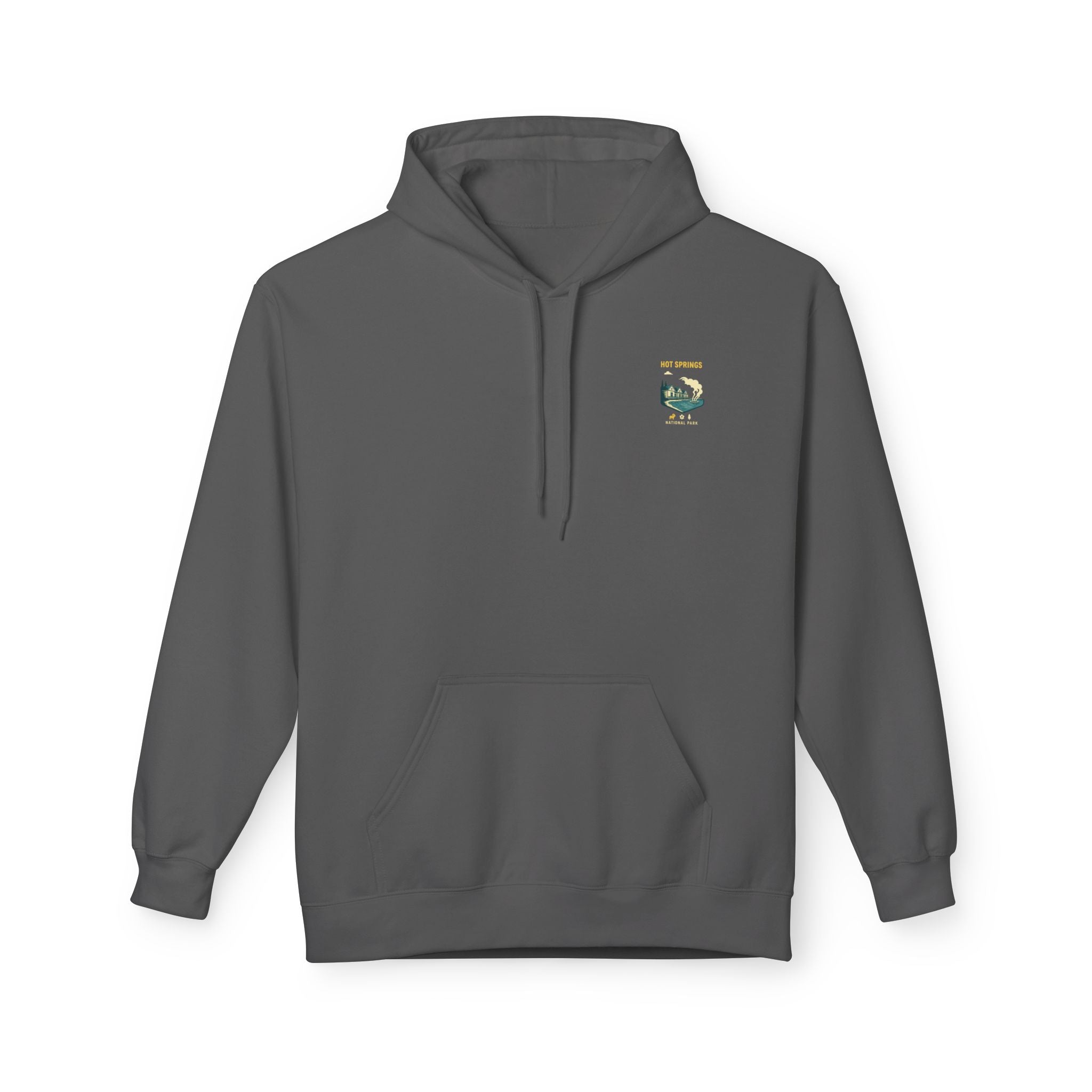 Hot Springs National Park Hoodie | Scenic Thermal Pool Illustration