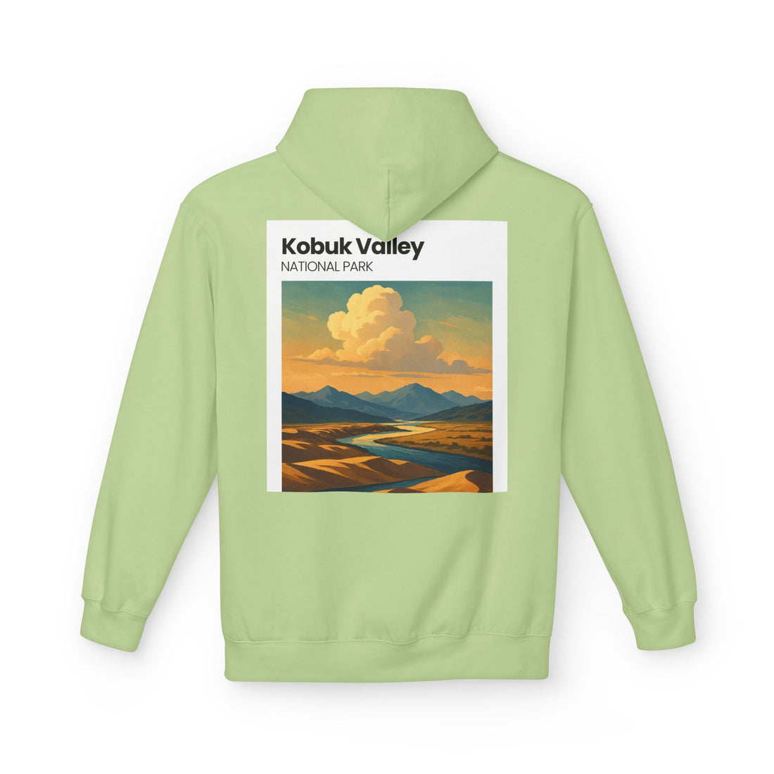 Kobuk Valley National Park landscape Hoodie | Vintage travel poster style