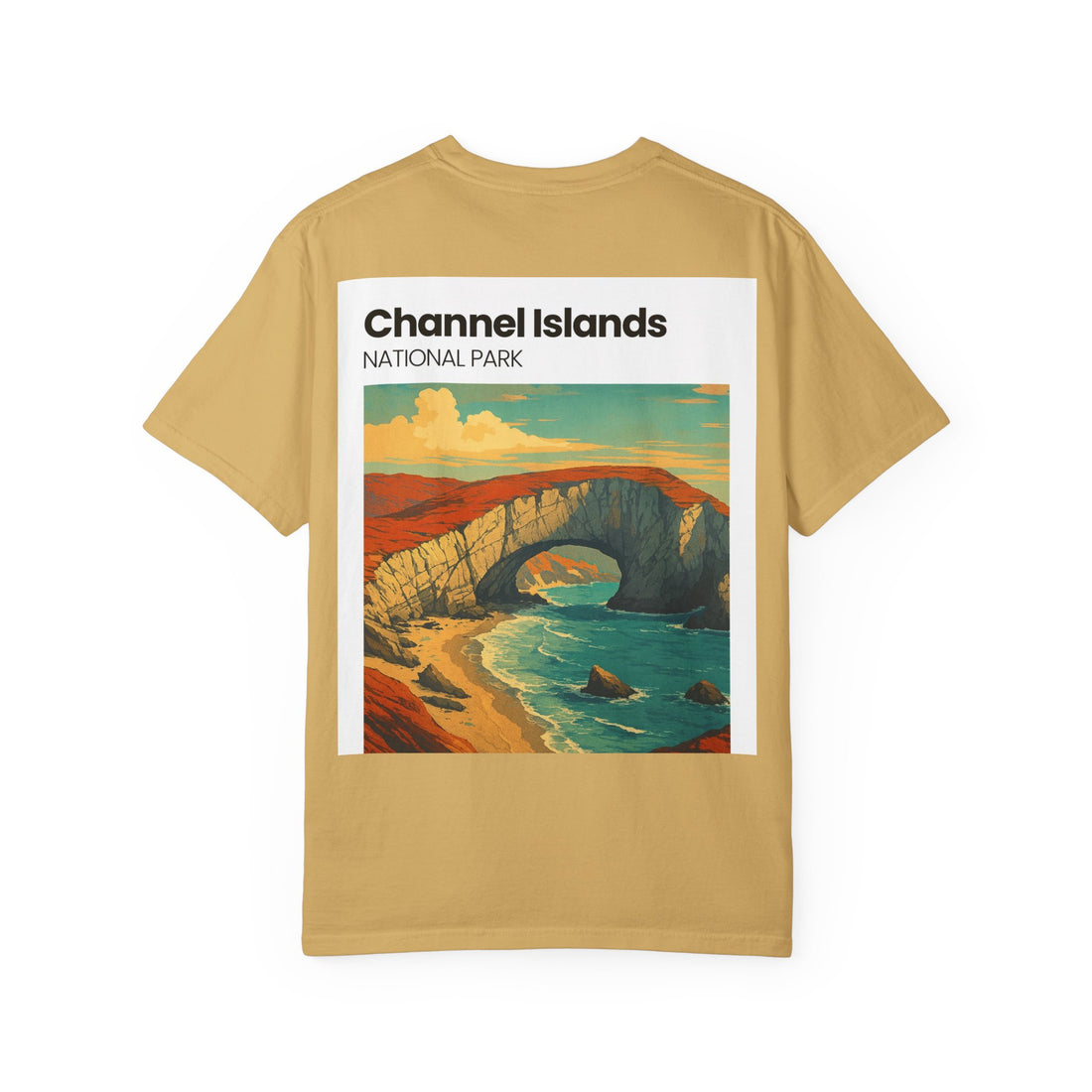 Channel Islands National Park Vintage Poster T-shirt | Coastal Landscape Tee