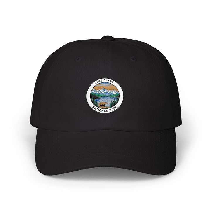 Yellowstone National Park landscape Dad Cap | embroidered patch style hat
