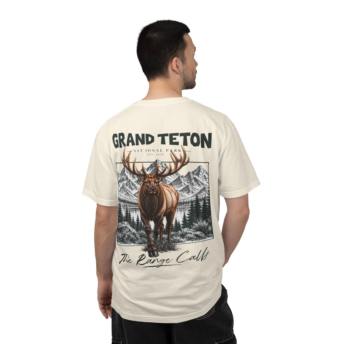 Grand Teton National Park Elk Graphic T-Shirt