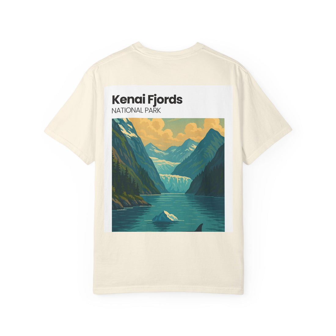 Kenai Fjords National Park Graphic T-shirt | Alaska Glacier Illustration