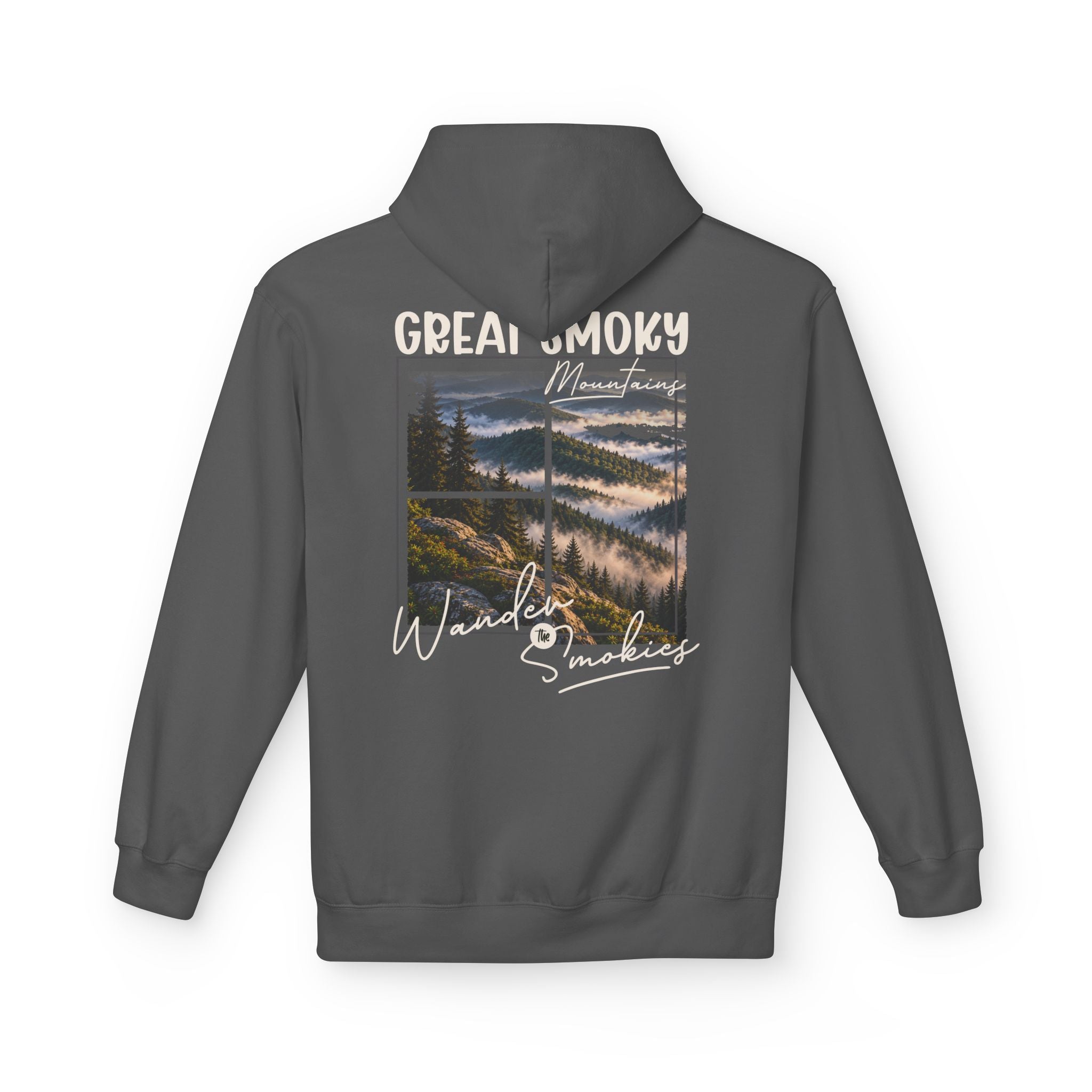 Great Smoky Mountains Misty Ridges Graphic hoodie
