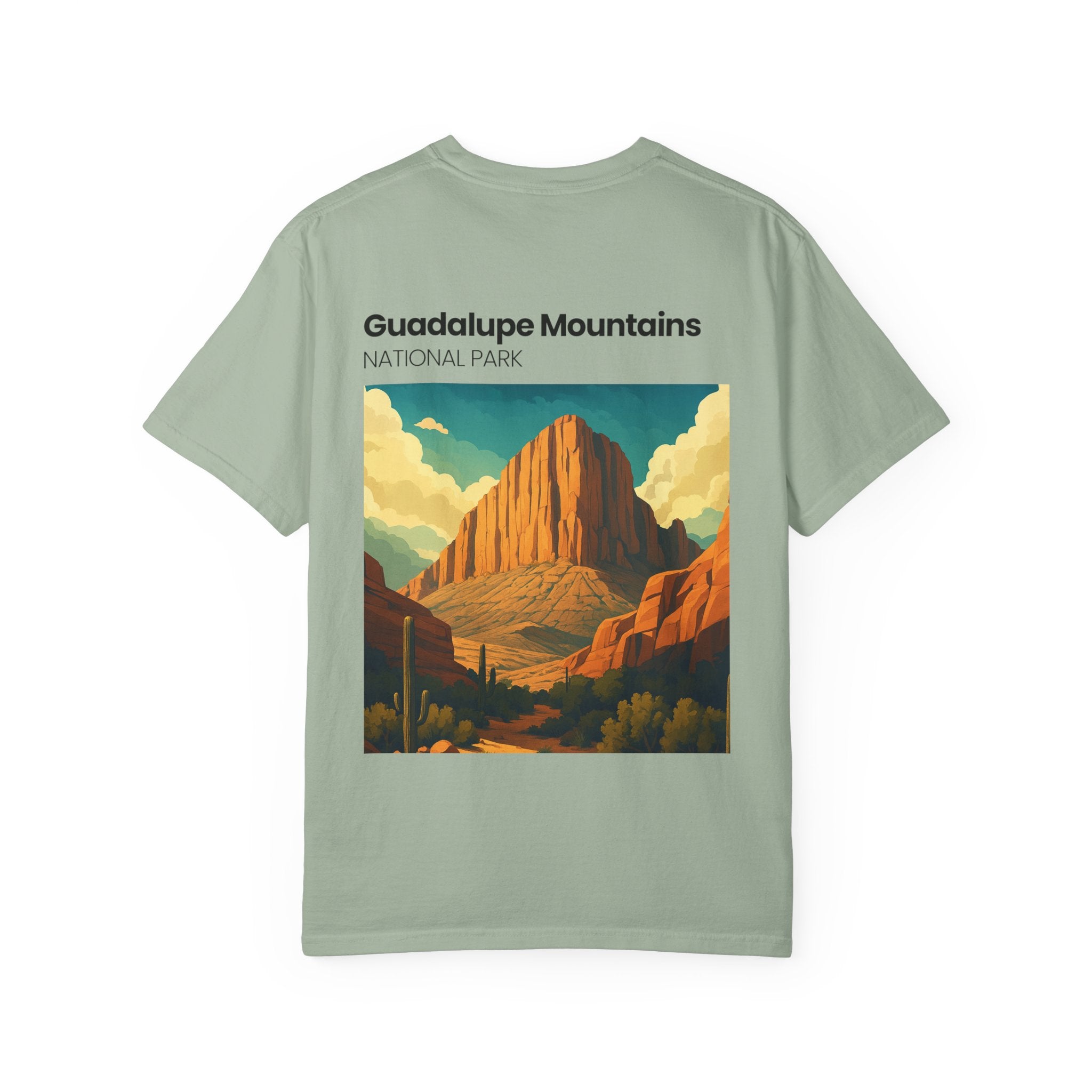 Guadalupe Mountains National Park T-Shirt | Desert Landscape Poster Tee