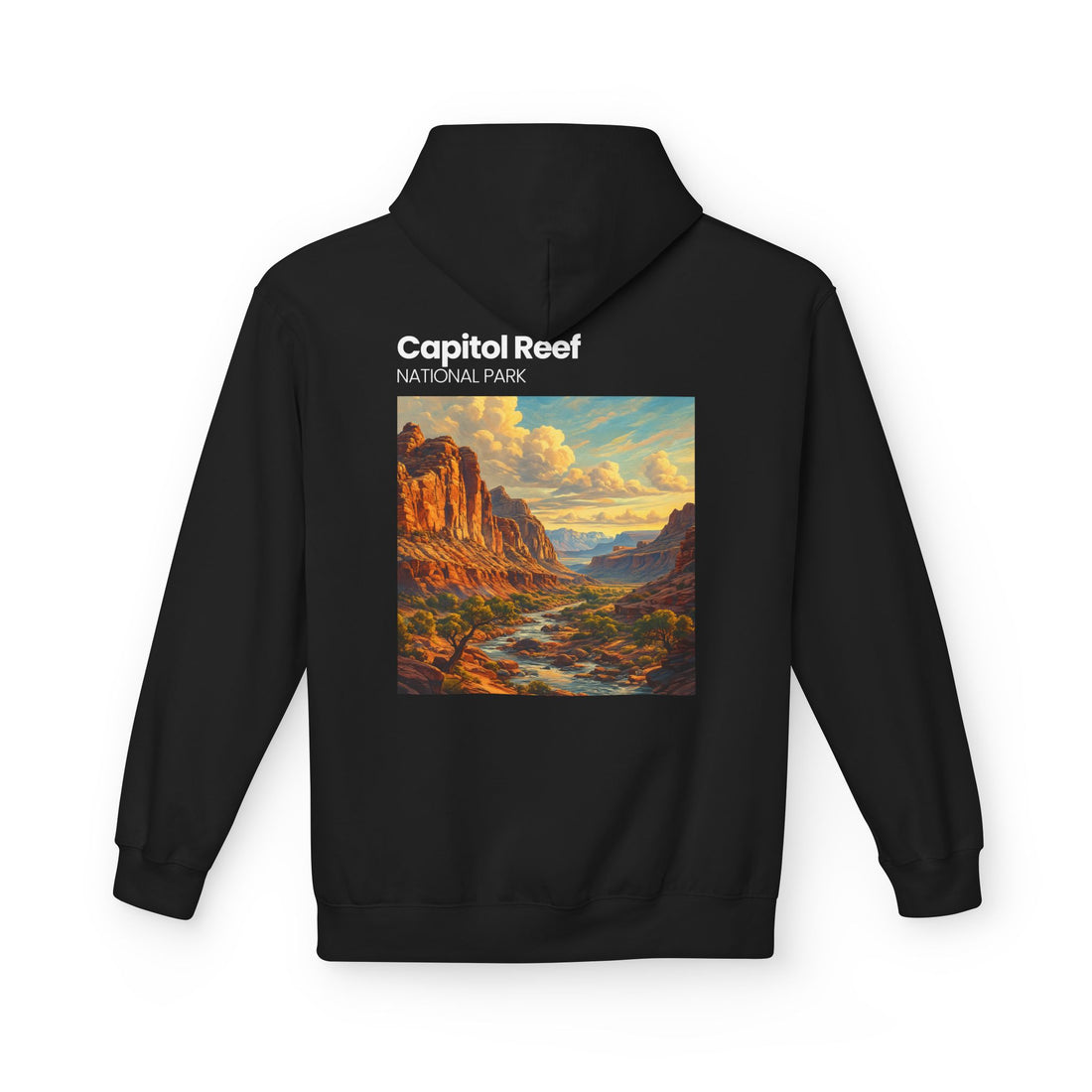 Capitol Reef National Park landscape Hoodie | Utah canyon scenic pullover
