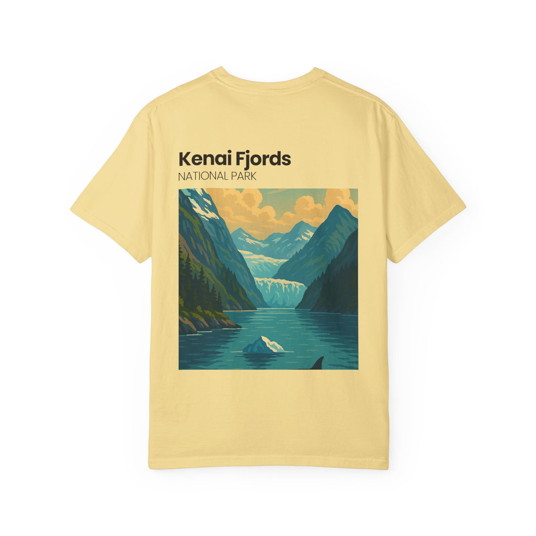 Kenai Fjords National Park Graphic T-shirt | Alaska Glacier Illustration