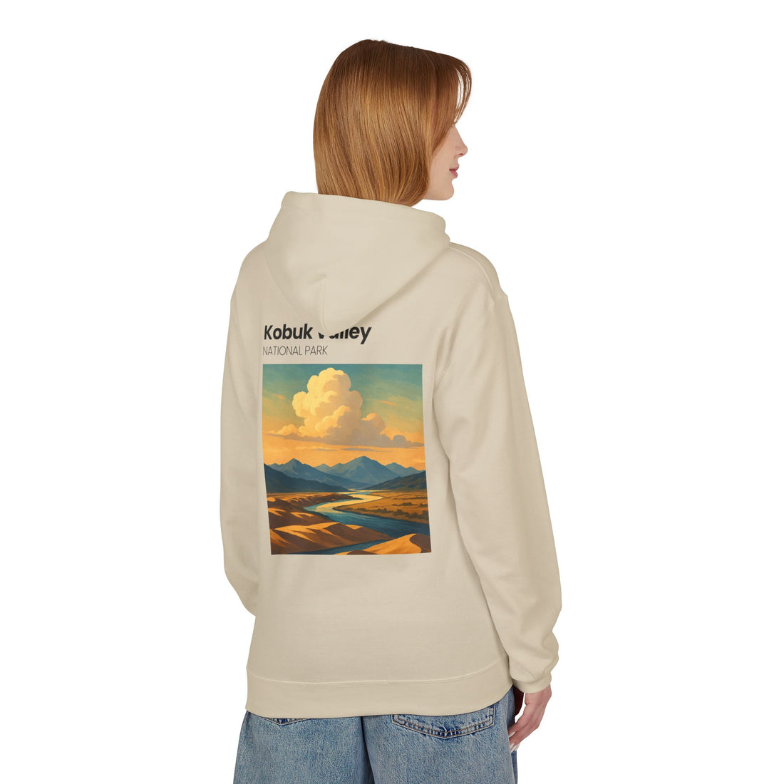 Kobuk Valley National Park landscape Hoodie | Vintage travel poster style