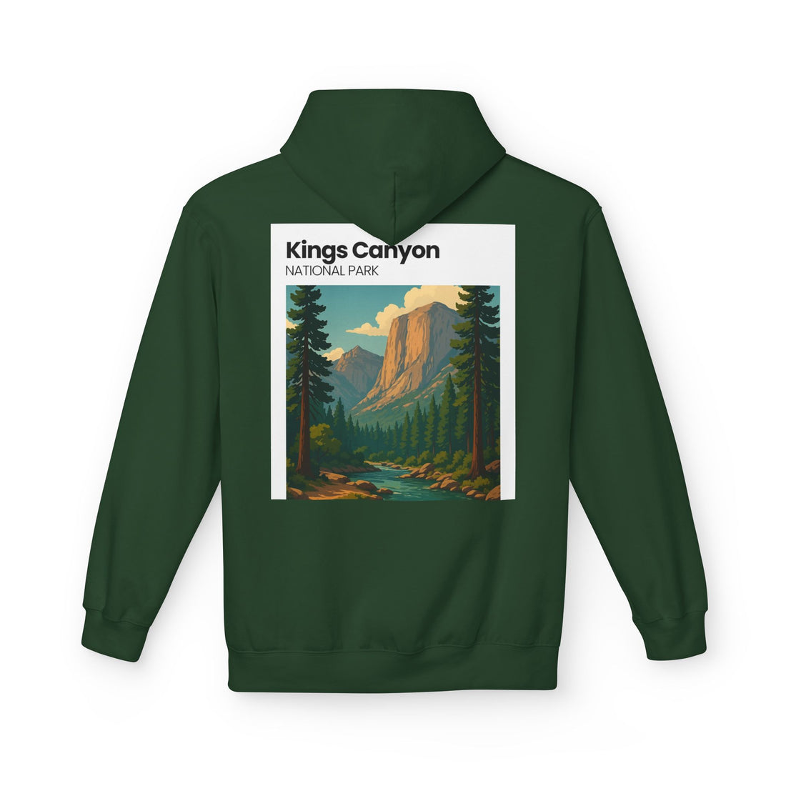Kings Canyon National Park Hoodie | Vintage Landscape Graphic