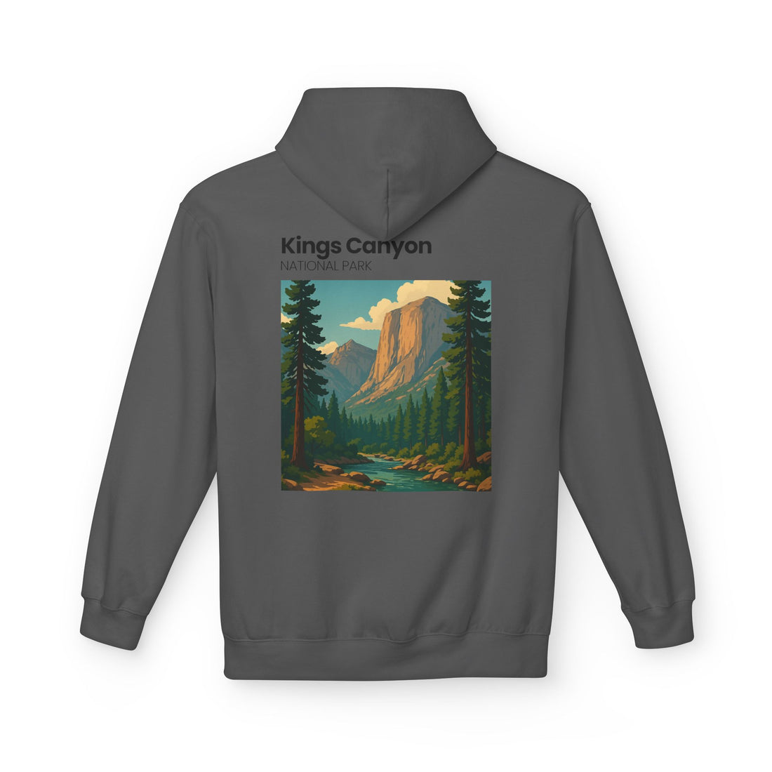 Kings Canyon National Park Hoodie | Vintage Landscape Graphic