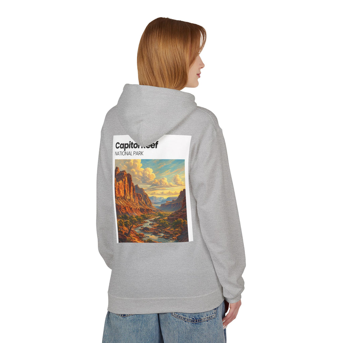 Capitol Reef National Park landscape Hoodie | Utah canyon scenic pullover