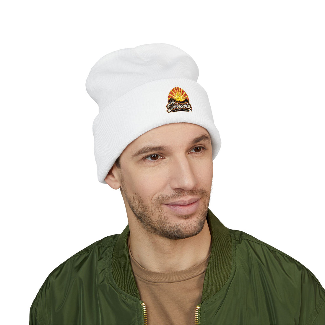 Sequoia National Park – Sun Beams Stand Tall Graphic Beanie
