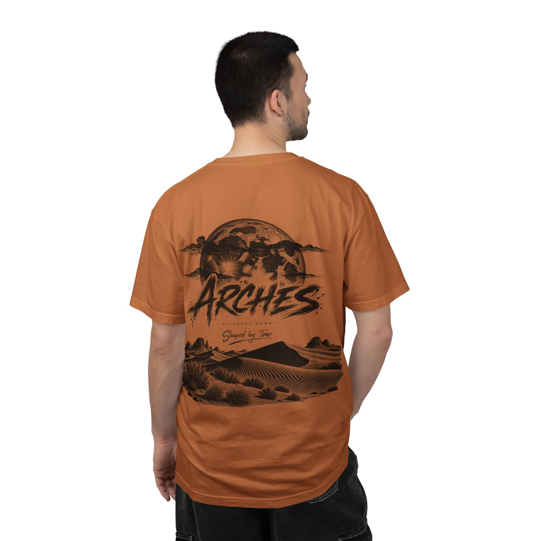 Arches National Park Desert Moon Graphic T-Shirt