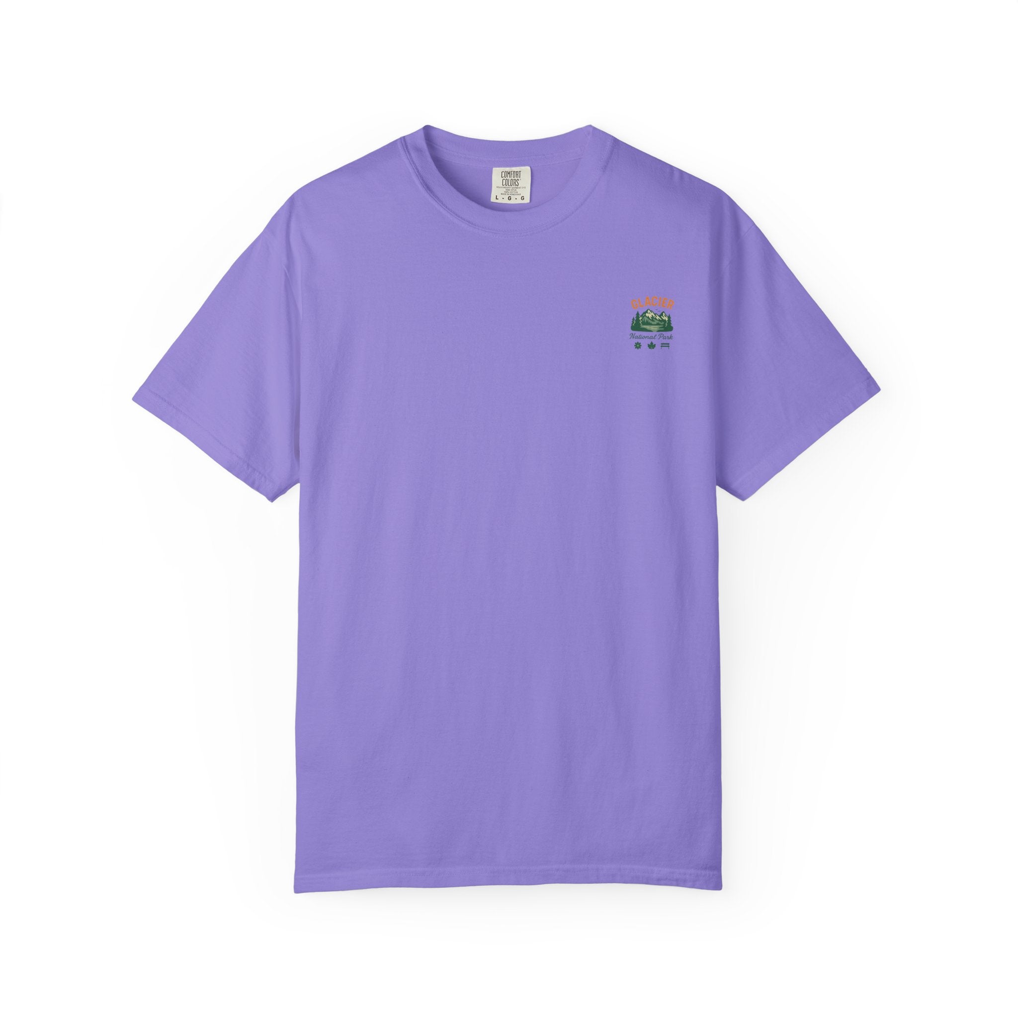 Glacier National Park Landscape T-shirt | Vintage Mountain Lake Tee
