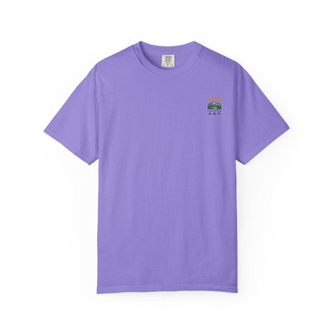 Glacier National Park Landscape T-shirt | Vintage Mountain Lake Tee