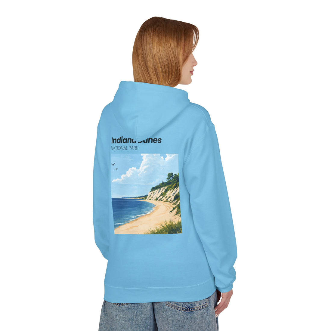 Indiana Dunes National Park Beach Hoodie | Vintage Travel Scenic Sweatshirt