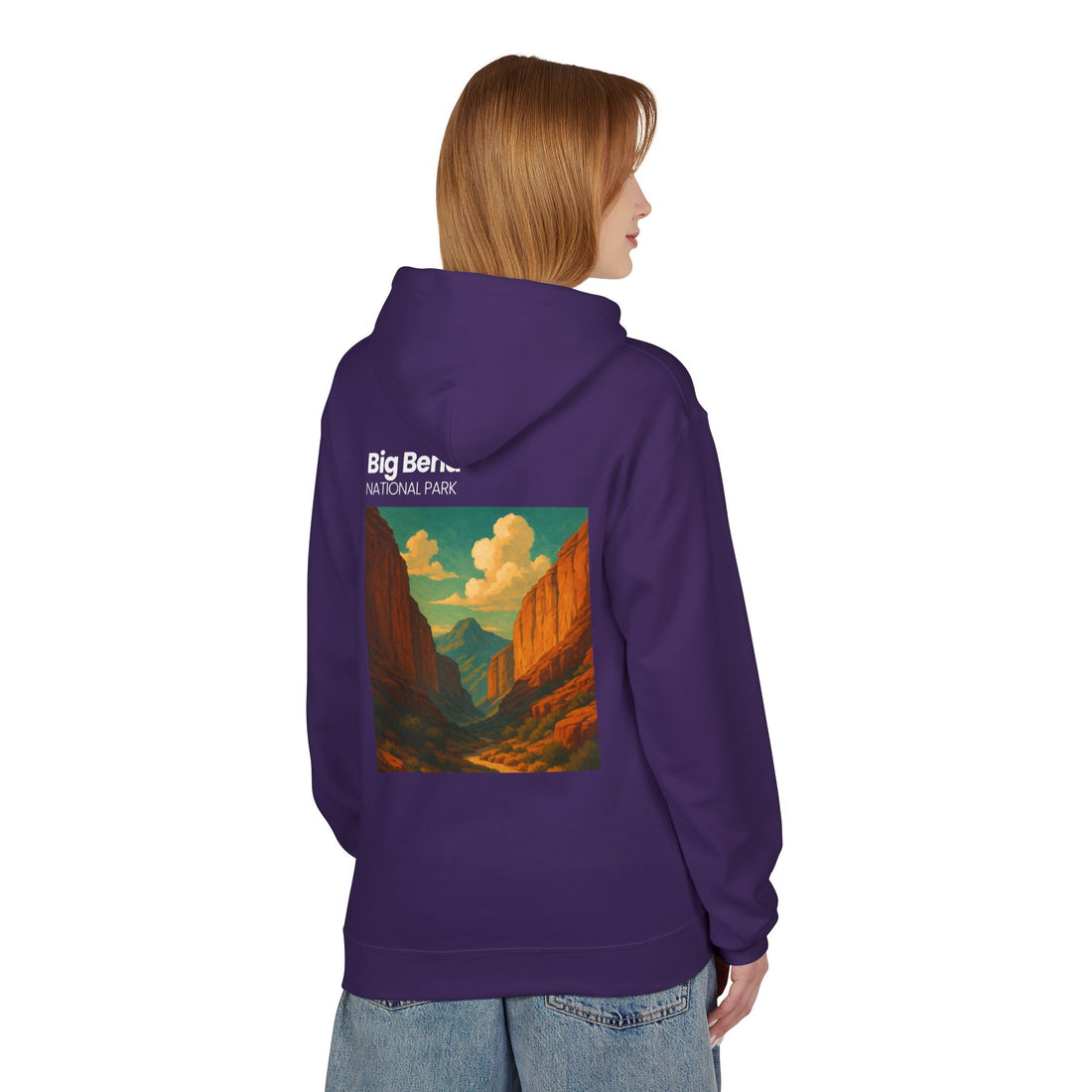 Big Bend National Park Hoodie | Vintage Canyon Landscape Print