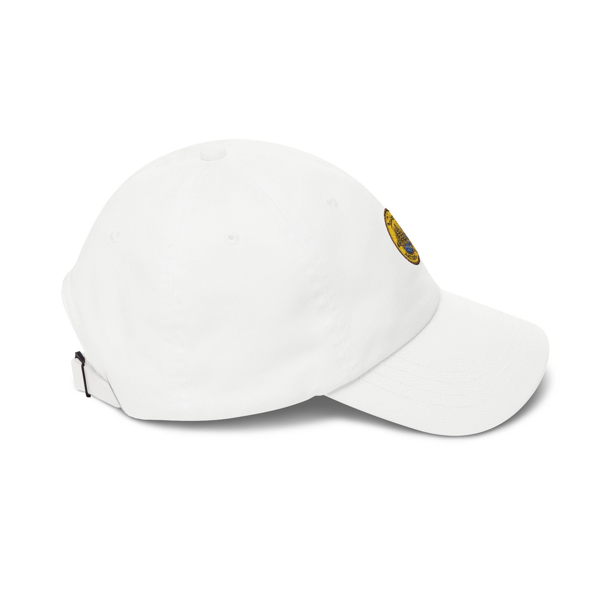 Acadia National Park Pine Trees Round Logo Dad Cap
