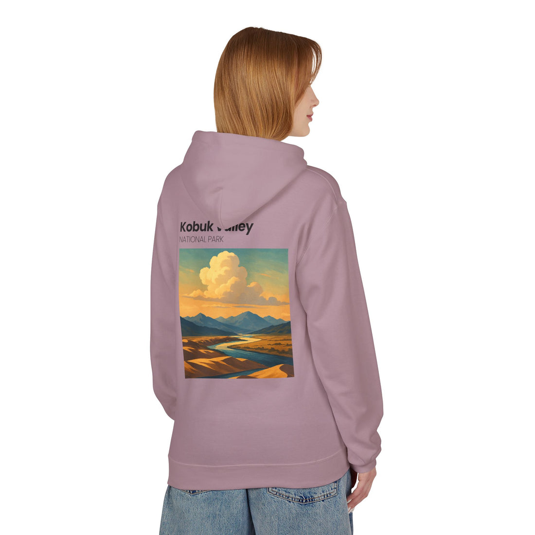 Kobuk Valley National Park landscape Hoodie | Vintage travel poster style