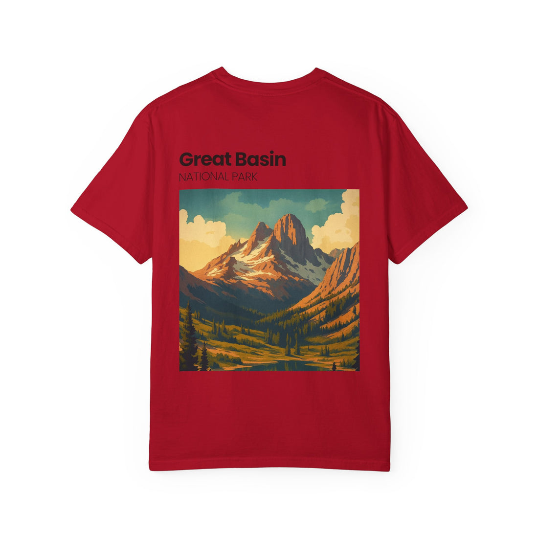 Great Basin National Park Landscape T-Shirt | Mountain Vintage Poster Tee