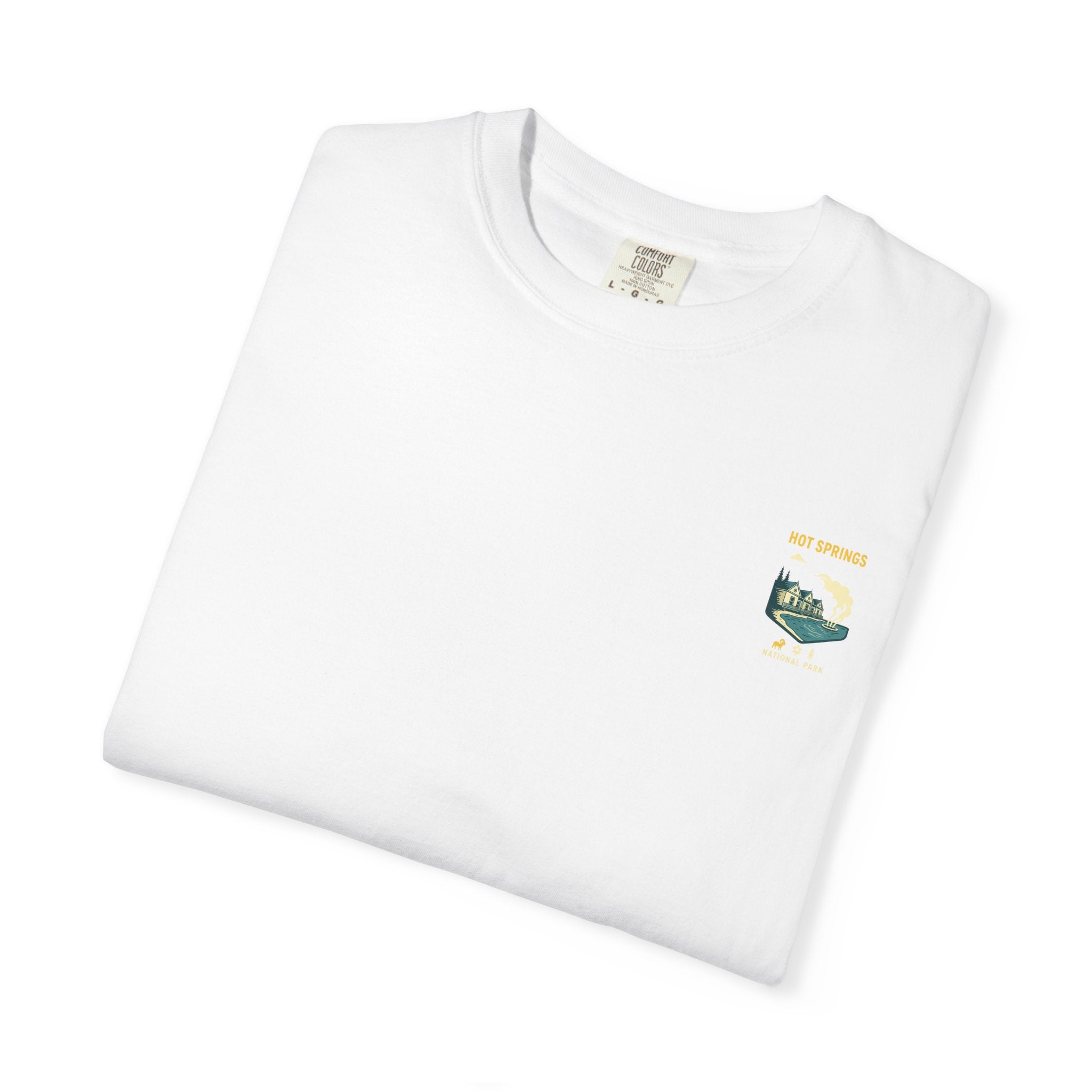 Hot Springs National Park graphic T-shirt | Scenic Hot Spring Illustration