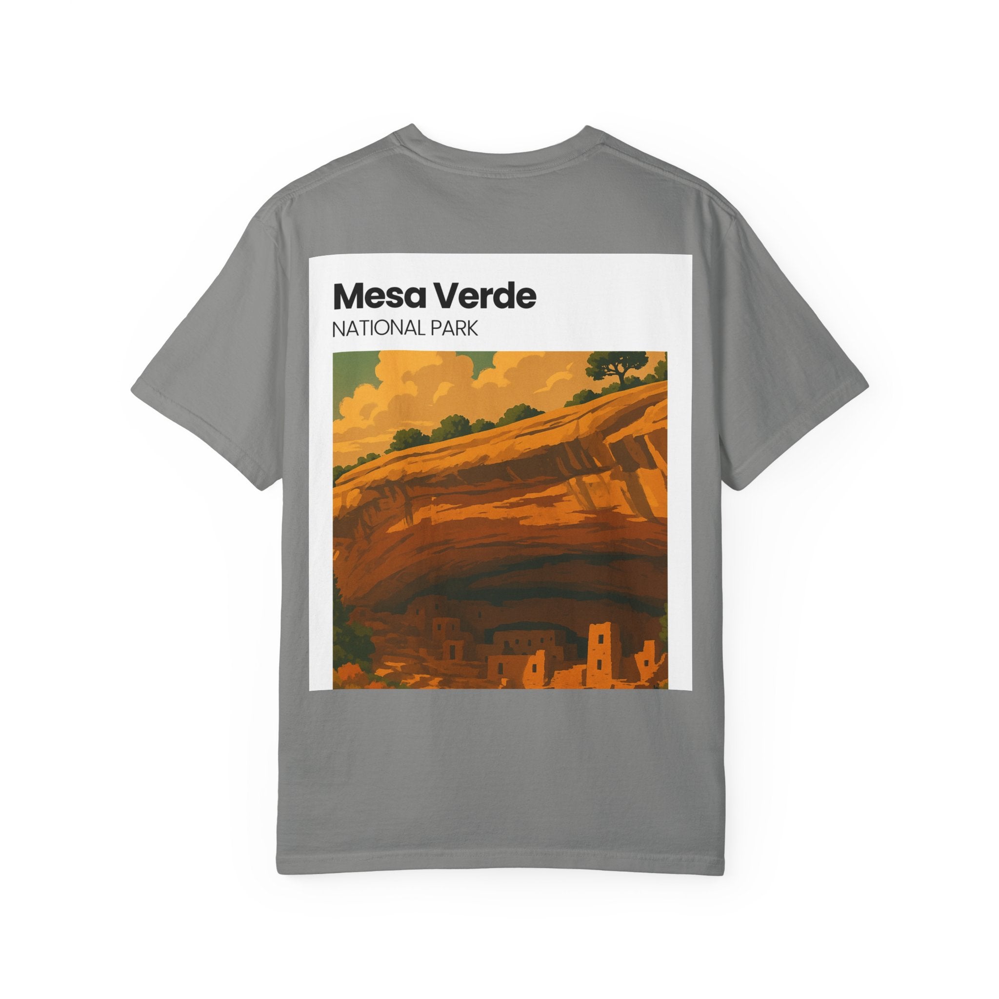 Mesa Verde National Park T-Shirt | Cliff Dwelling Vintage Poster Design