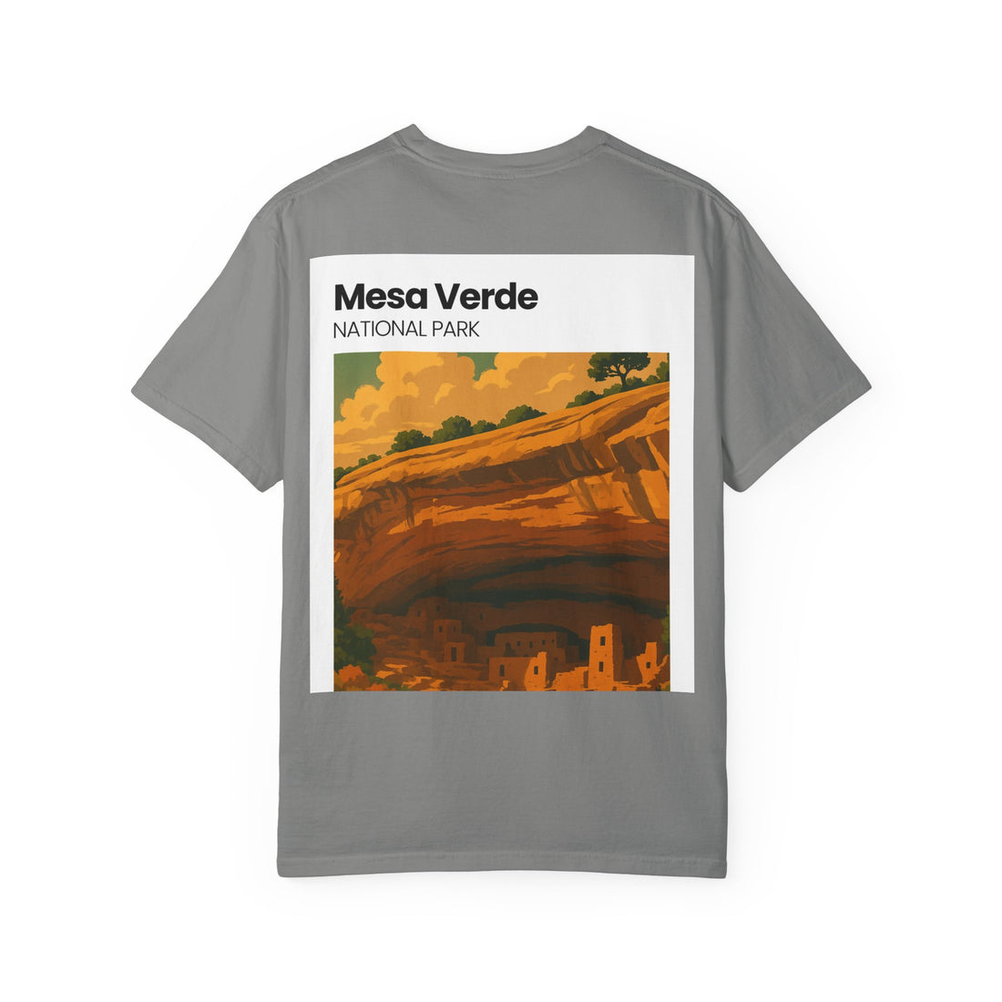 Mesa Verde National Park T-Shirt | Cliff Dwelling Vintage Poster Design