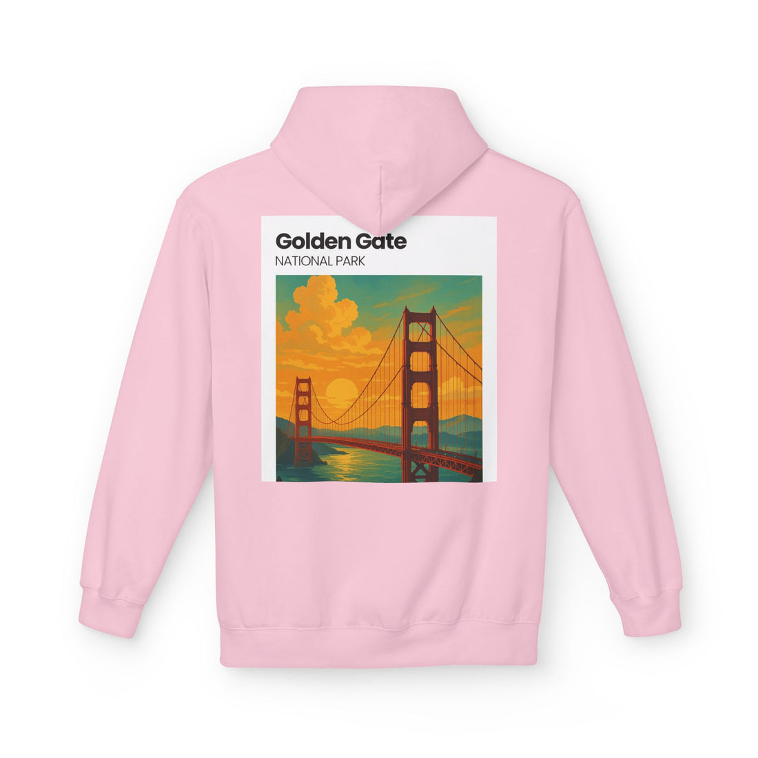 Golden Gate National Park illustration Hoodie | Golden Gate Bridge travel sweatshirt