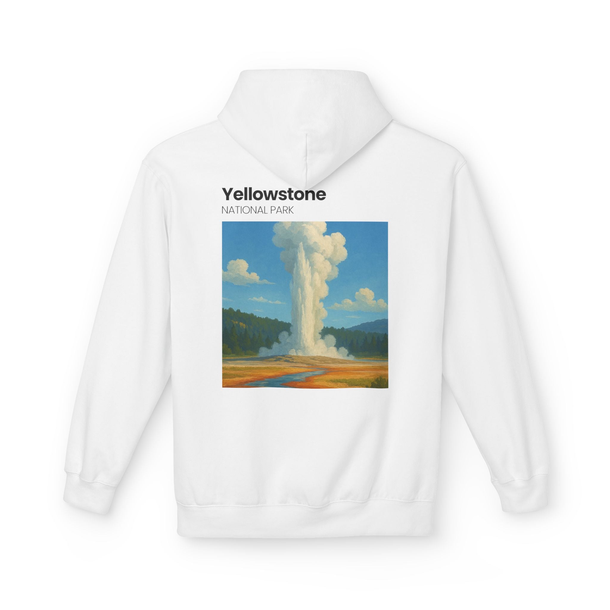 Yellowstone Geyser Hoodie | National Park Travel Pullover