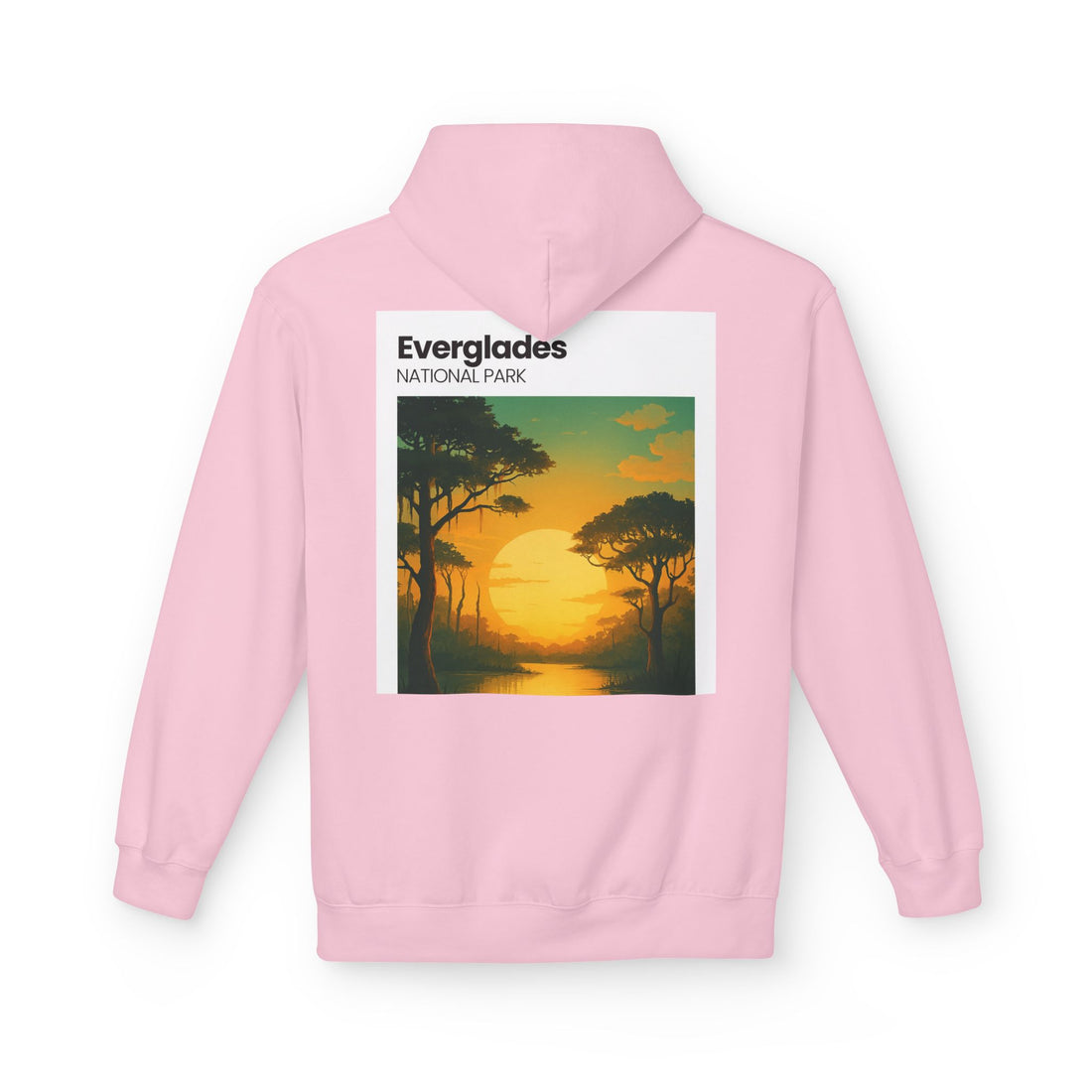 Everglades Sunset Vintage Poster Hoodie | National Park Landscape