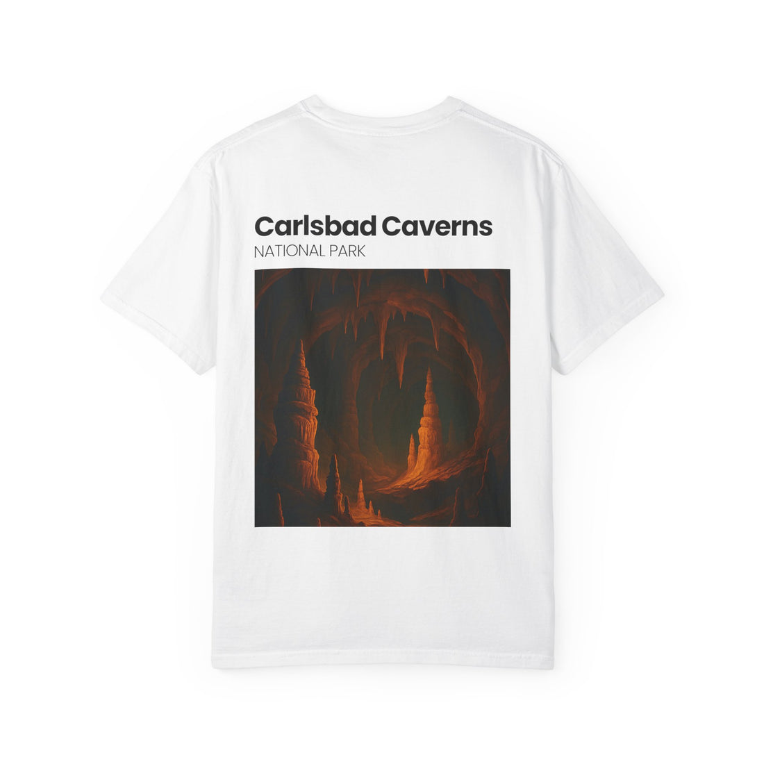 Carlsbad Caverns National Park Cave Art T-Shirt | Stalactite Stalagmite Print