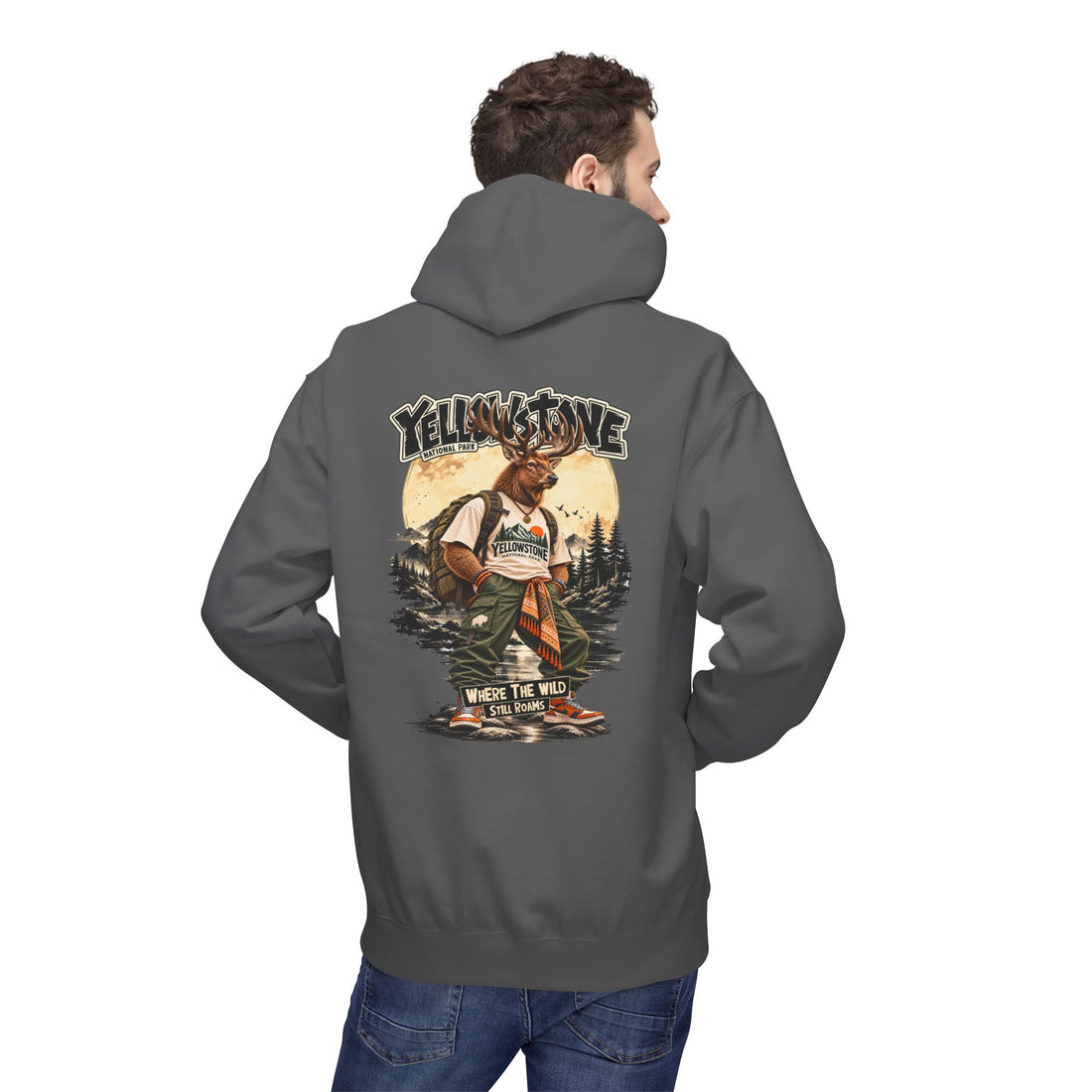Yellowstone Elk – Where the Wild Still Roams Hoodie