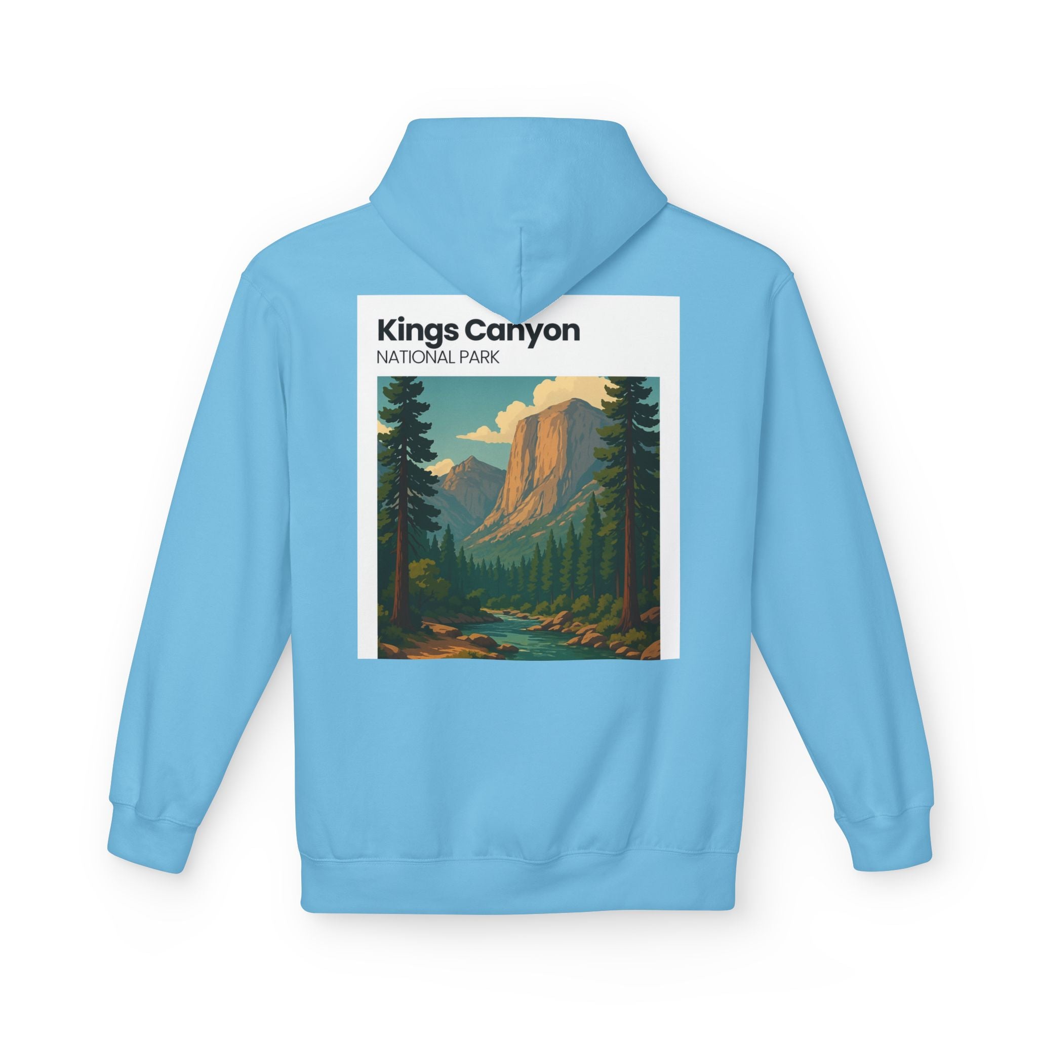 Kings Canyon National Park Hoodie | Vintage Landscape Graphic