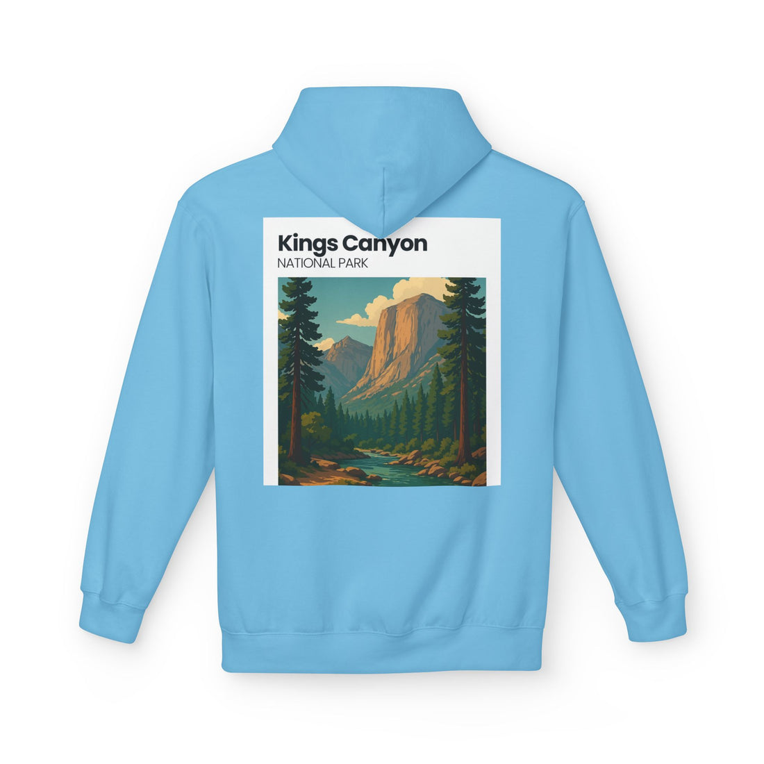 Kings Canyon National Park Hoodie | Vintage Landscape Graphic