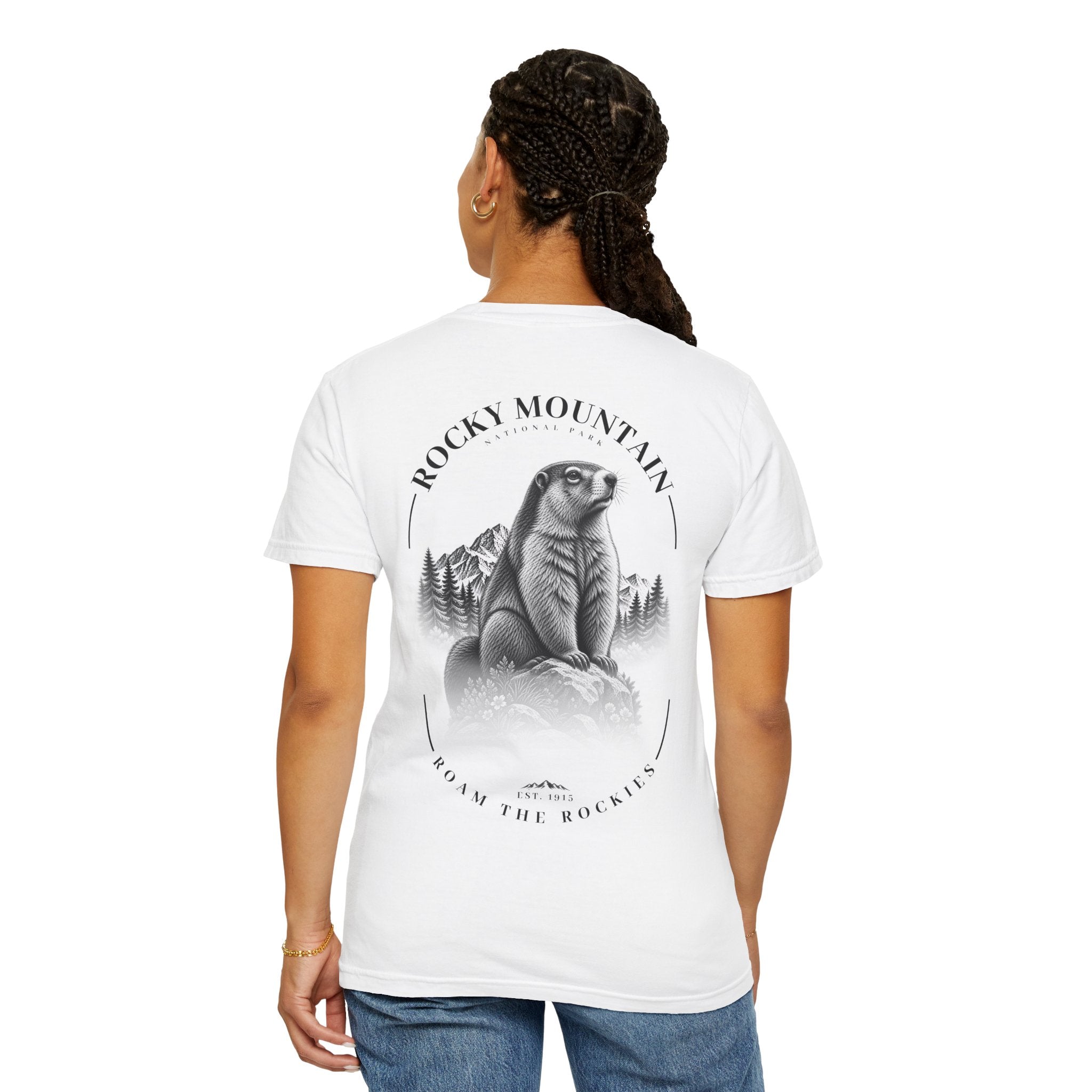 Rocky Mountain National Park Marmot Graphic T-Shirt